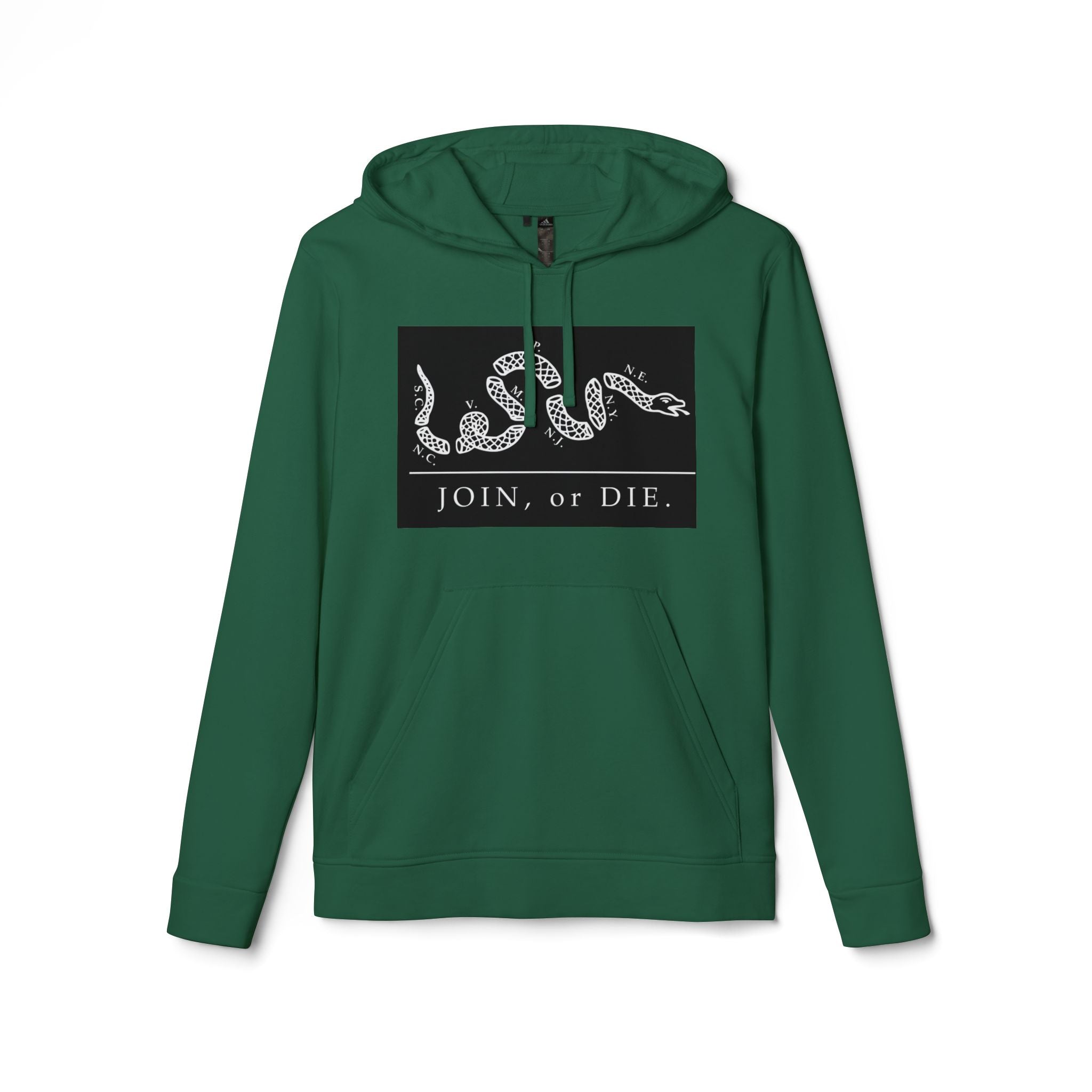 Fleece Hoodie - Bold Lines Design