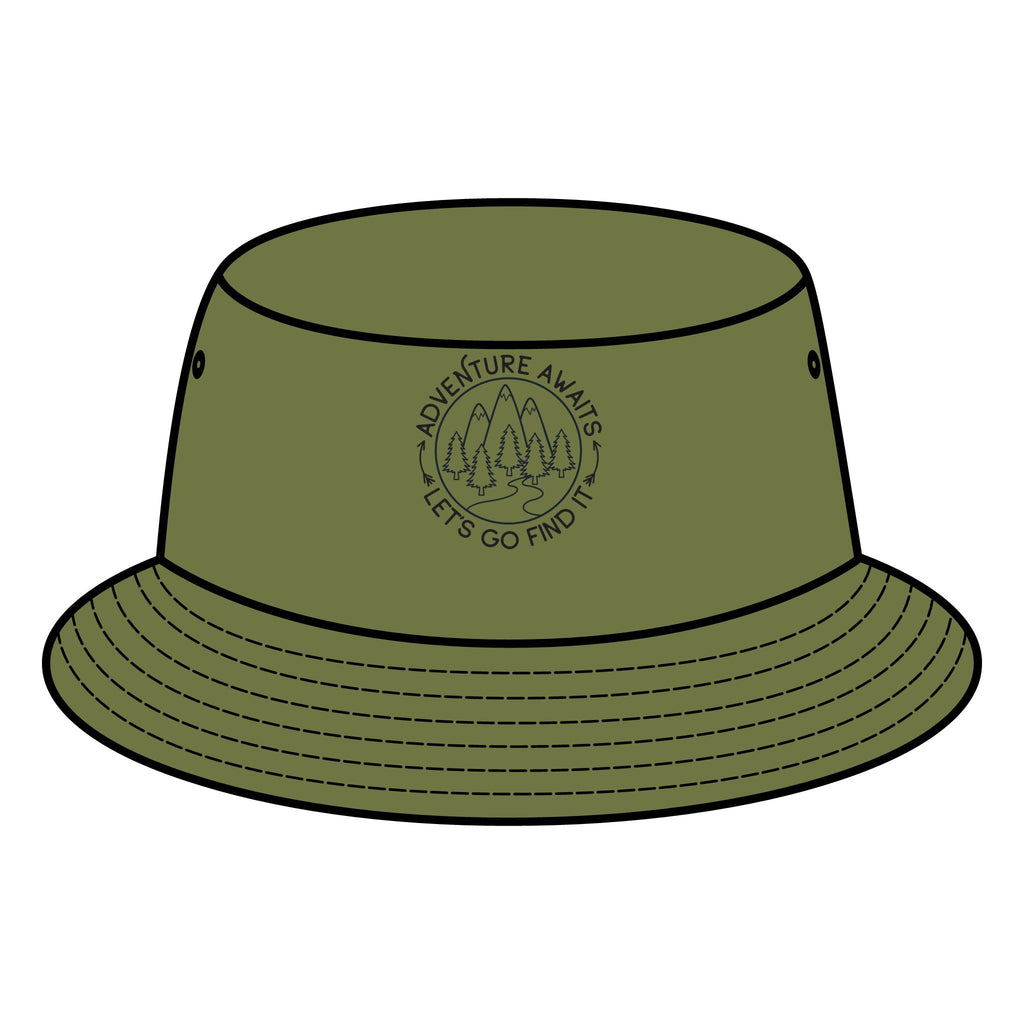 Bucket Hat Adventure Awaits Let's Go Find It