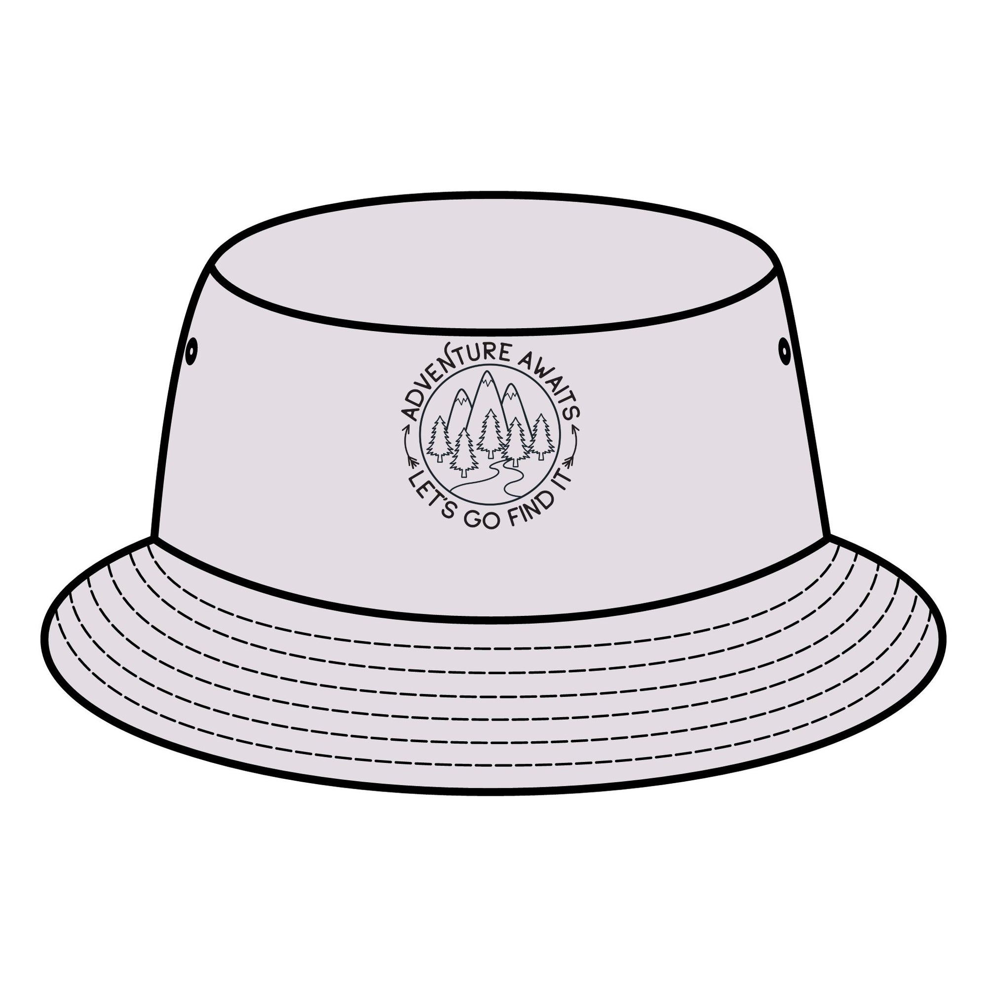 Bucket Hat Adventure Awaits Let's Go Find It