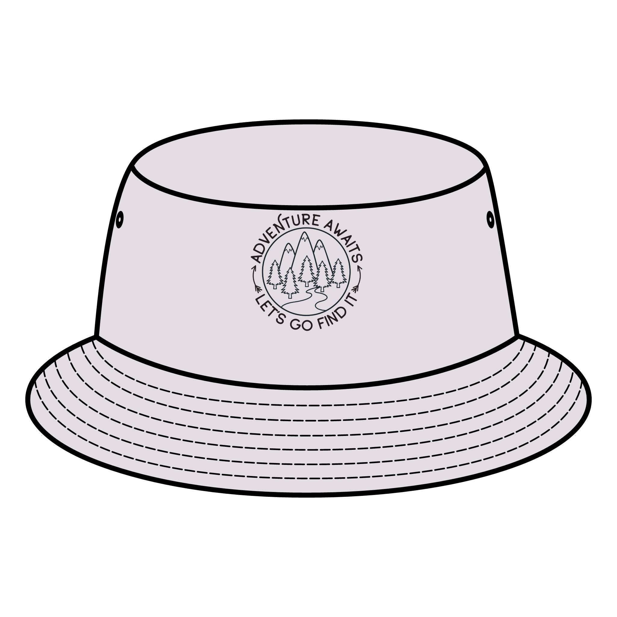Bucket Hat Adventure Awaits Let's Go Find It
