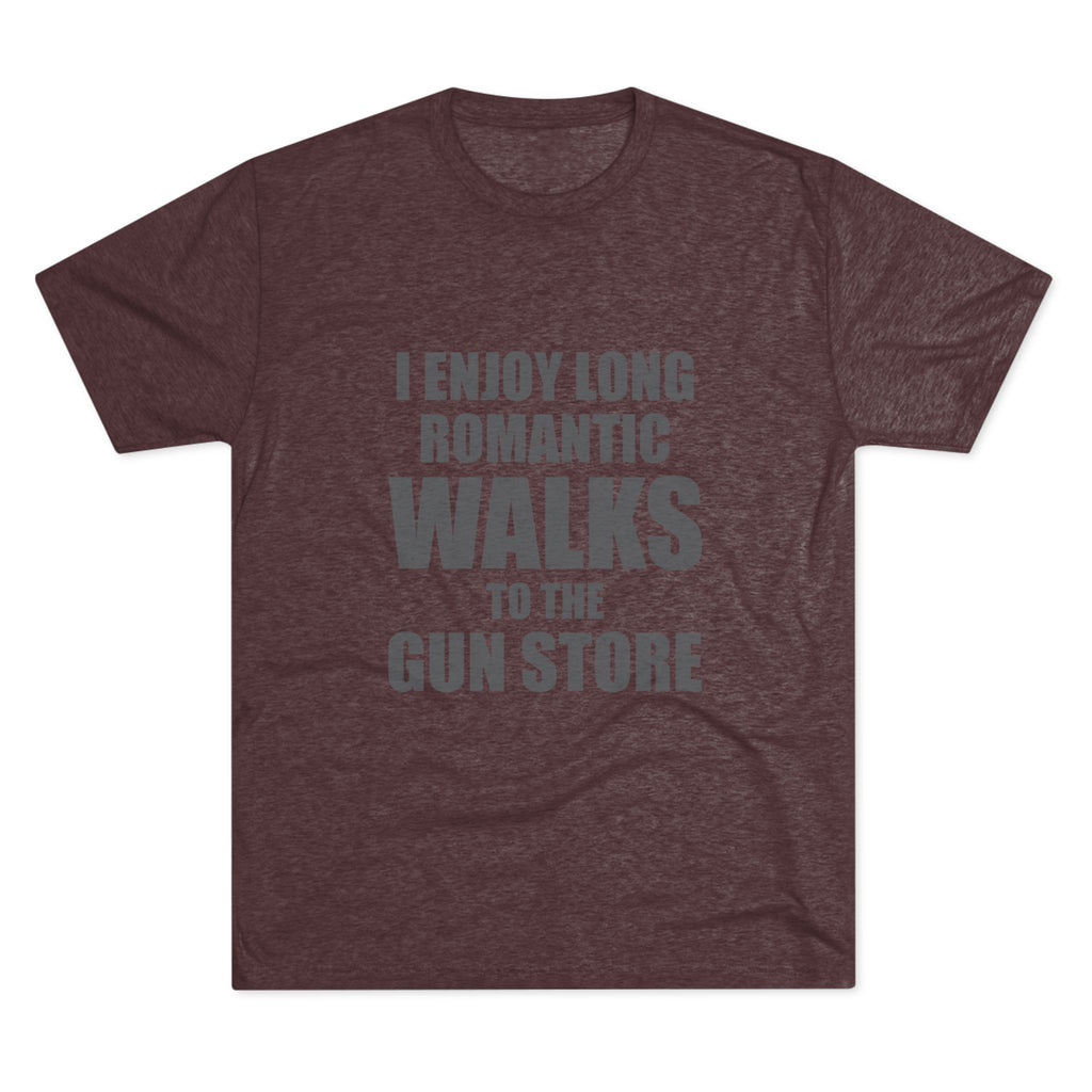 Gun Lover's Tri-Blend Tee - Romantic Walks Design