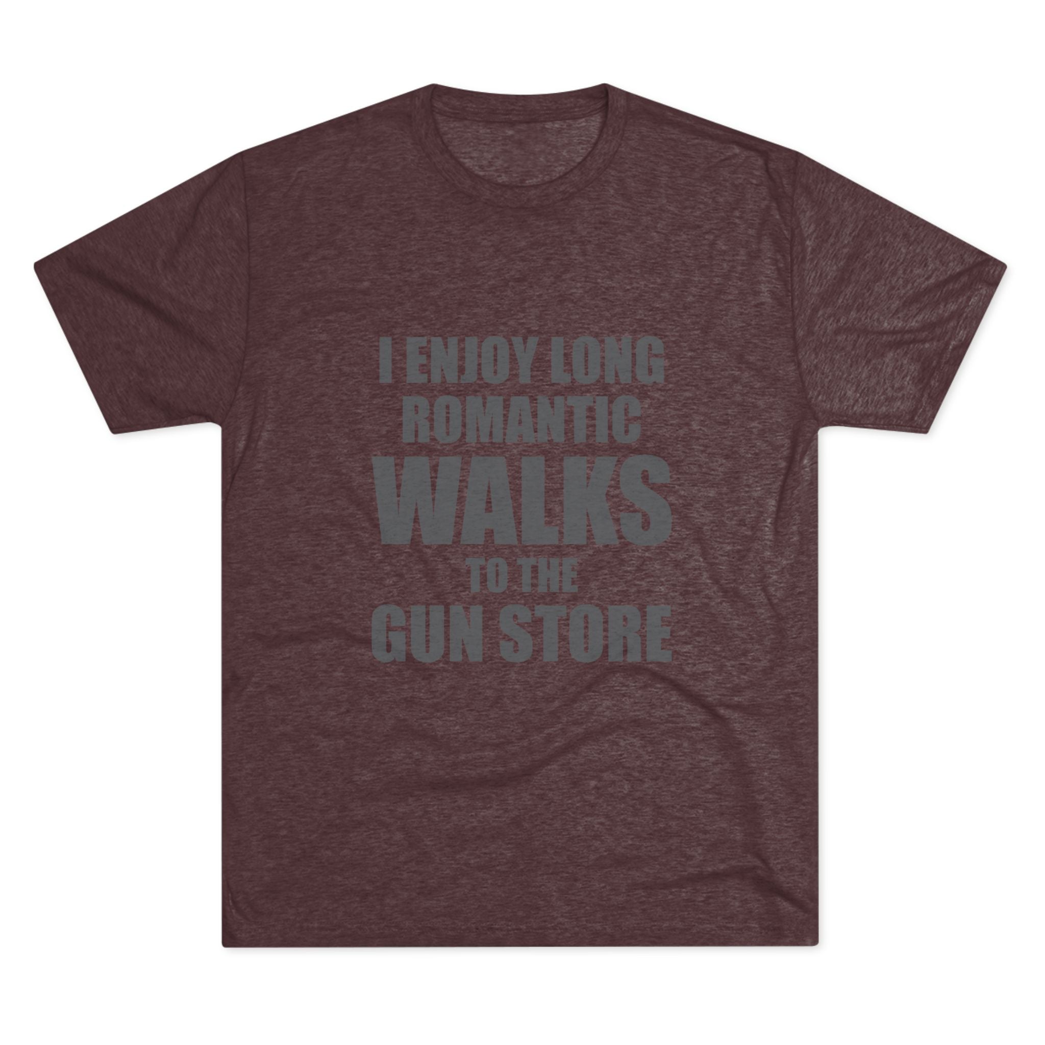 Gun Lover's Tri-Blend Tee - Romantic Walks Design