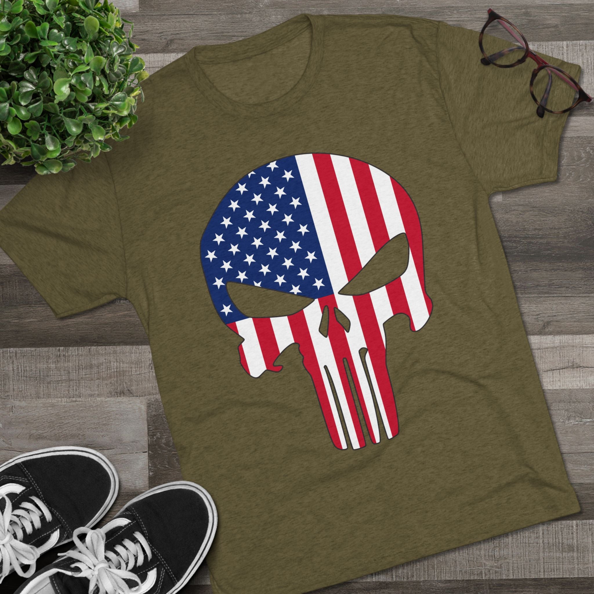 American Flag Punisher Tee