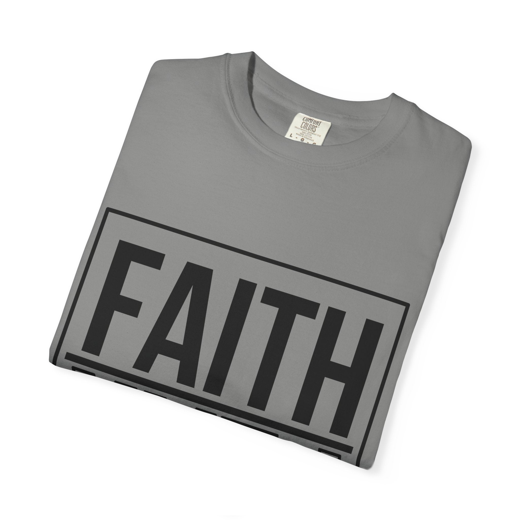 Unisex Faith & Fear T-Shirt, Inspirational Tee, Positive Message, Gift for Friends, Faith-Based Apparel, Casual Wear, Christian Merch