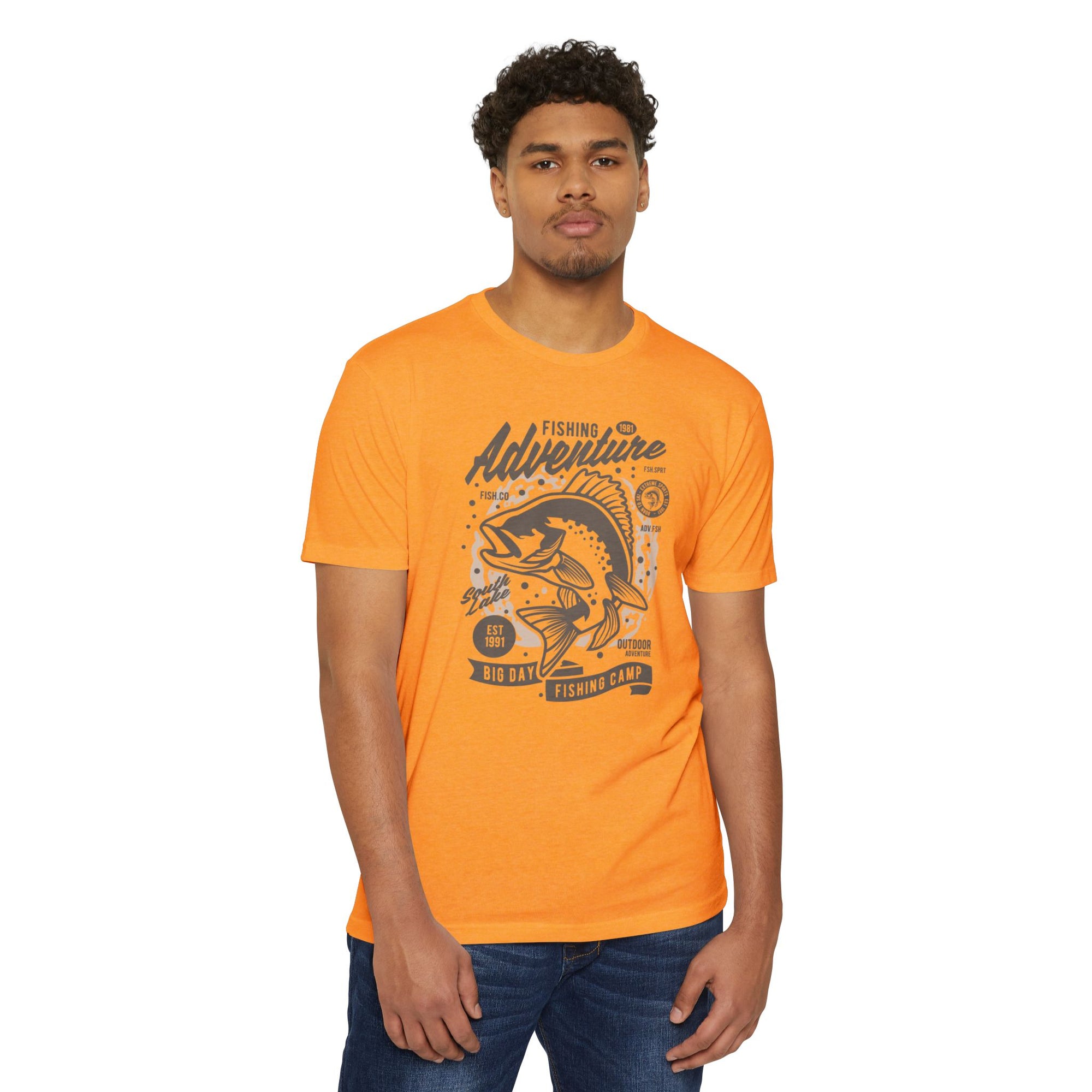 Fishing Adventure T-Shirt | Retro Fishing Tee, Outdoor Enthusiast Shirt, Father's Day Gift, Camp Apparel, Fishing Camp Style