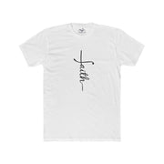 Faith Unisex Cotton Crew Tee, Inspirational Shirt, Casual Wear, Gift for Believers, Faith-Based Clothing, Everyday Style
