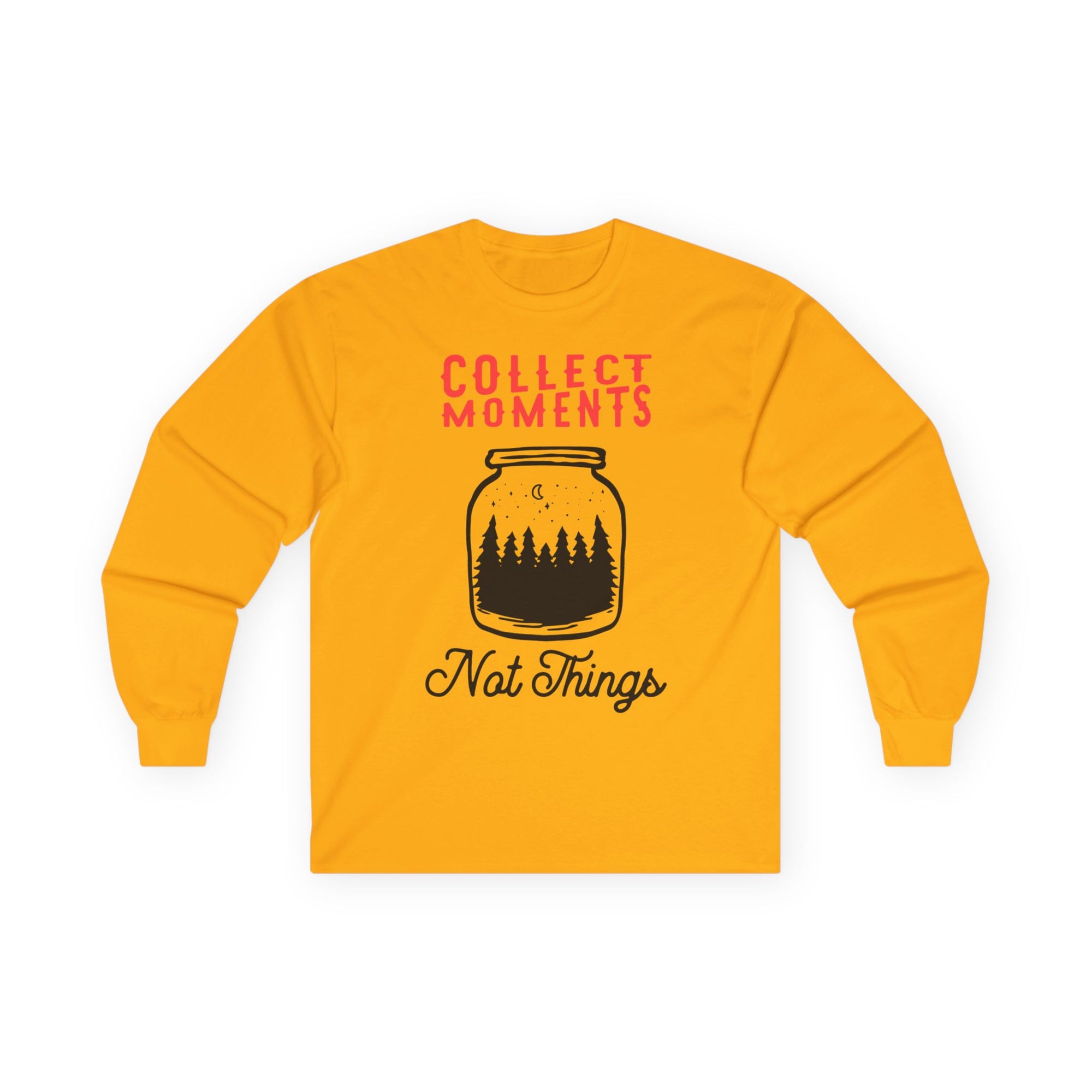 Collect Moments Long Sleeve Tee, Nature Lover Shirt, Gift for Travelers, Vintage Aesthetic, Cozy Everyday Wear