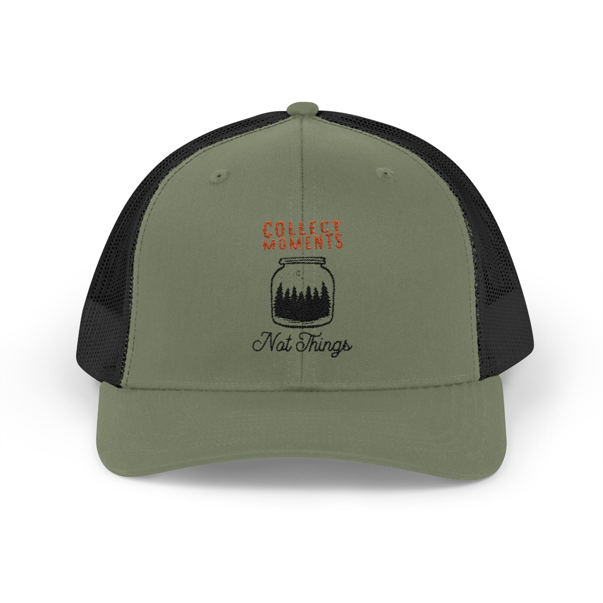 Collect Moments Snapback Trucker Cap, Outdoor Hat, Gift for Him, Adjustable Cap, Adventure Cap, Festival Wear, Nature Lover Gift