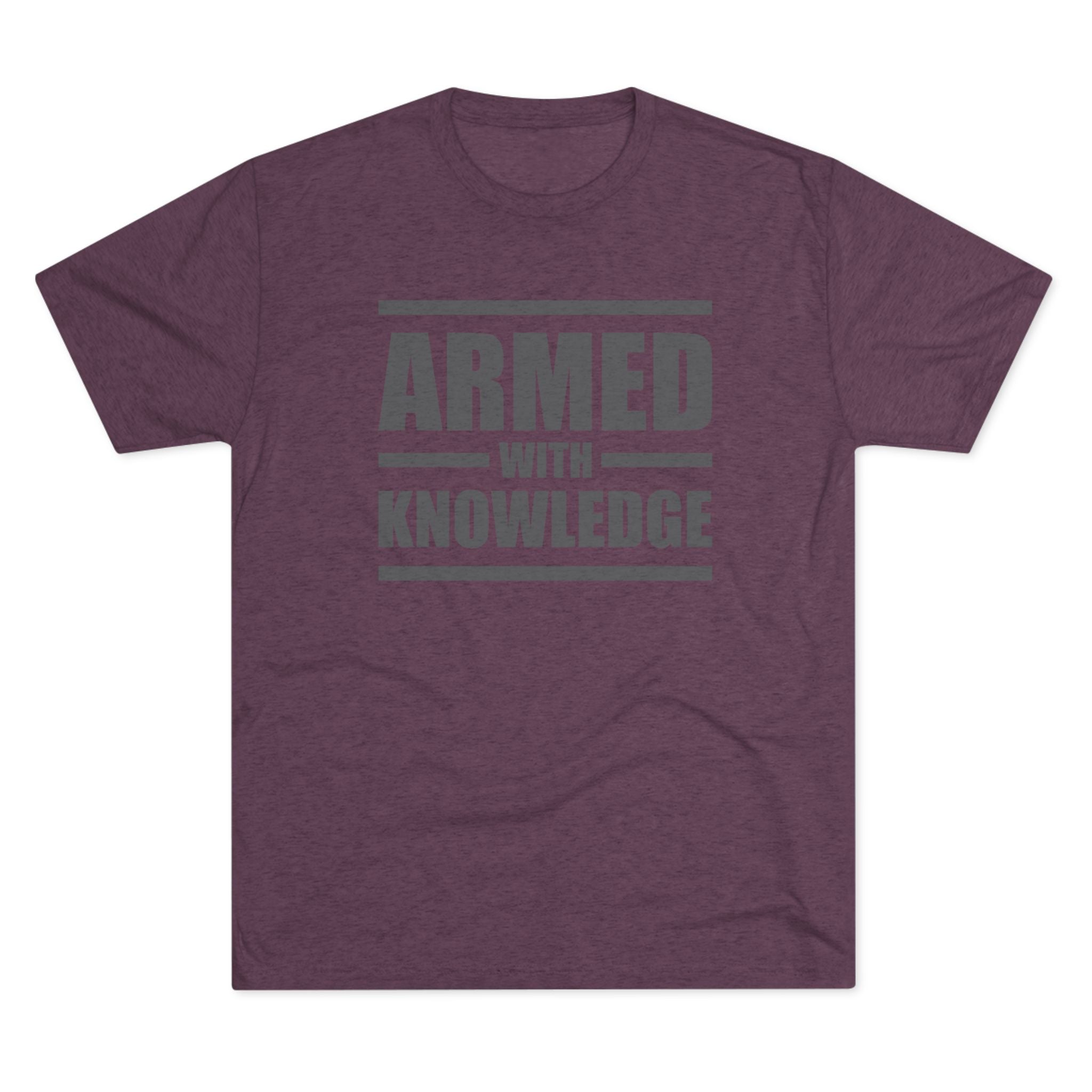 Knowledge Seeker Tri-Blend Tee - Armed with Knowledge