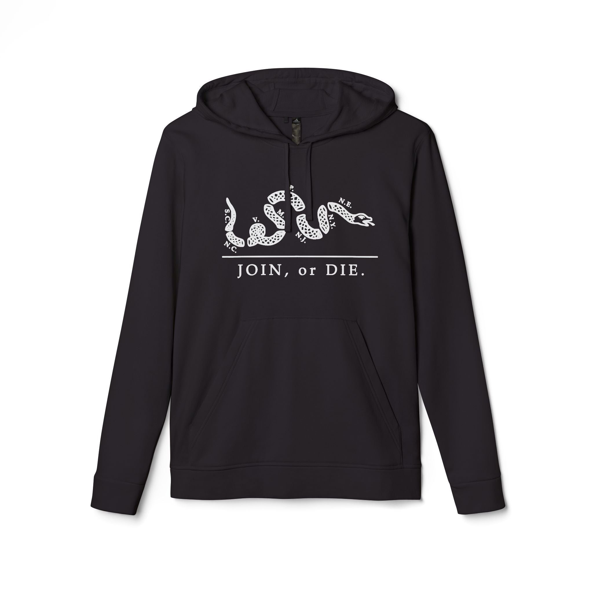 Fleece Hoodie - Bold Lines Design