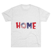 Graphic Tee Home in Red White and Blue Unisex Shirt