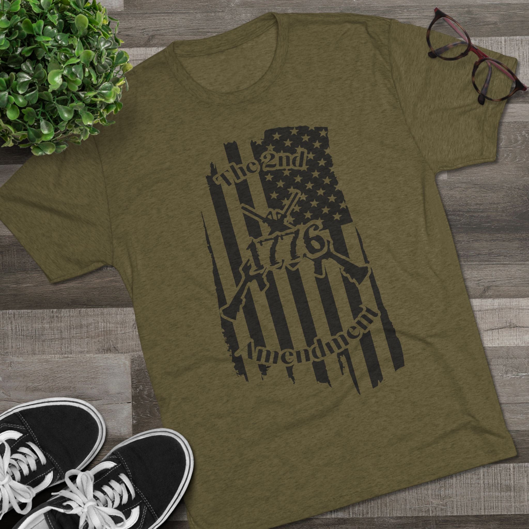 Distressed Flag Tee