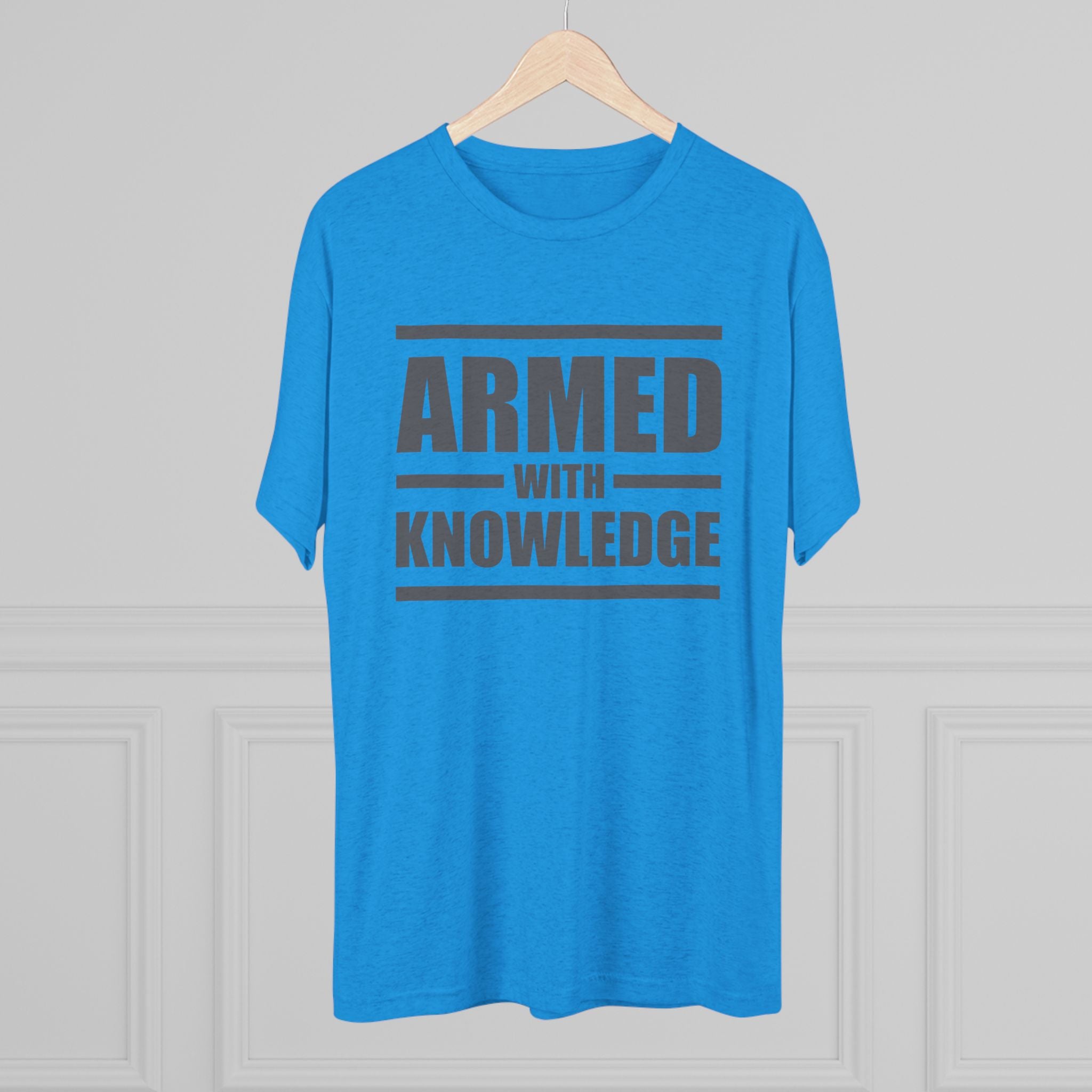 Knowledge Seeker Tri-Blend Tee - Armed with Knowledge