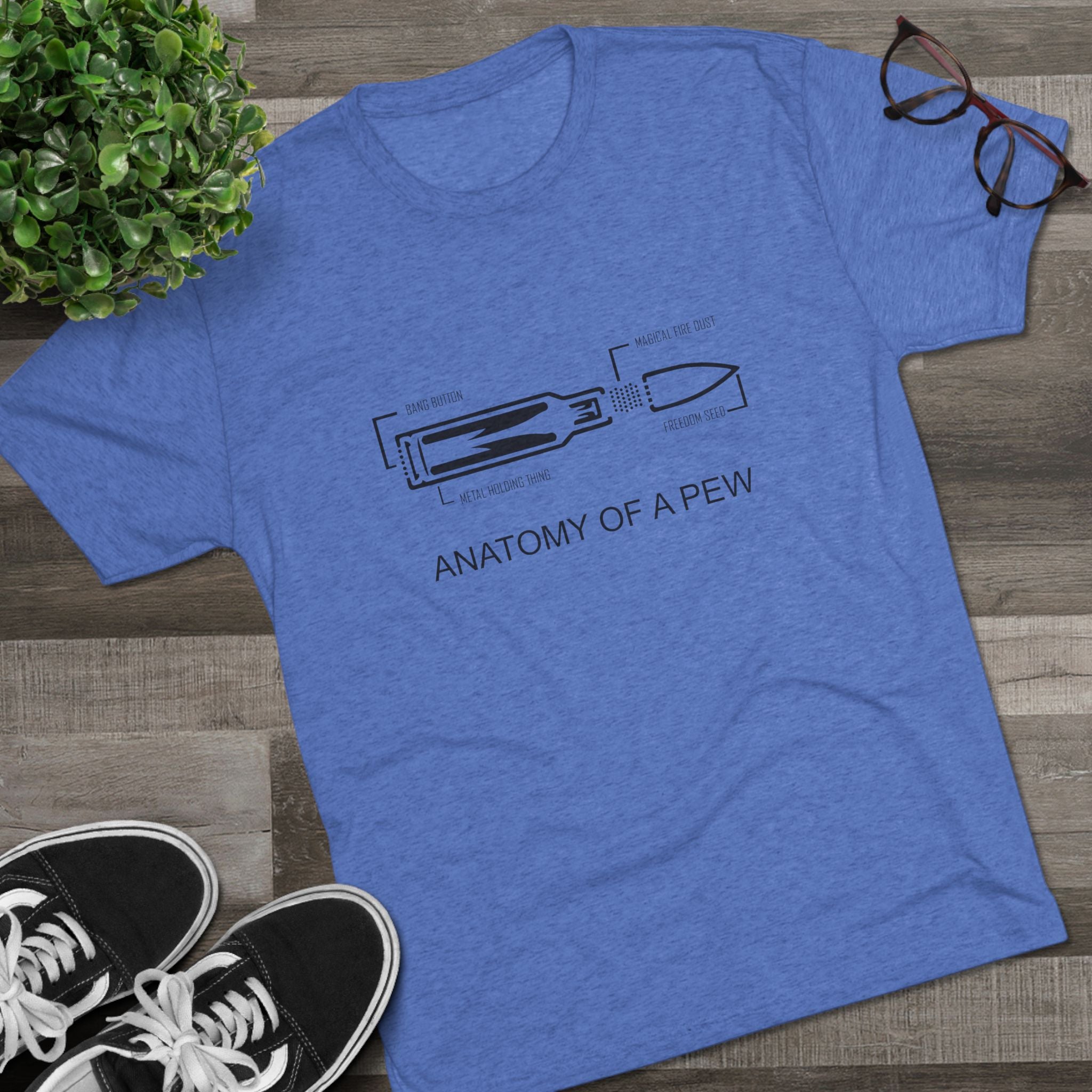 Unisex Tee - Anatomy of Pew Design