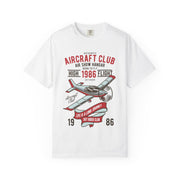 Vintage Aircraft Club T-Shirt | Unisex Garment-Dyed Tee, Aviation Lover Gift, Retro Airplane Shirt, Sky Rider Apparel, Air Show Fashion