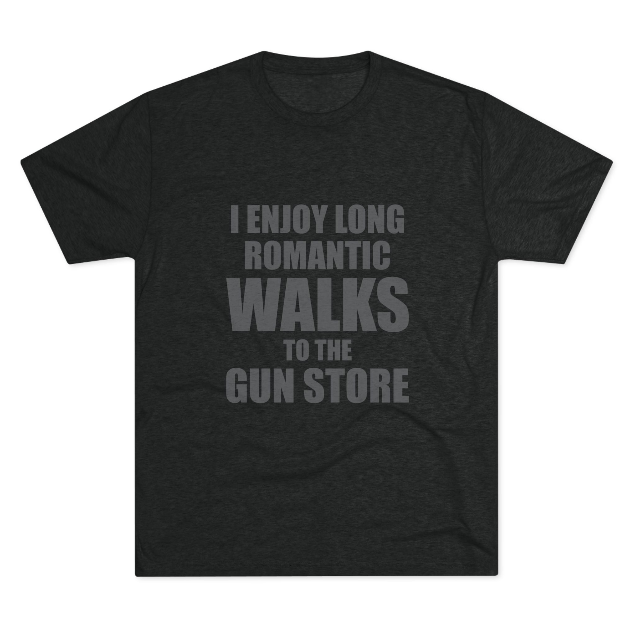 Gun Lover's Tri-Blend Tee - Romantic Walks Design
