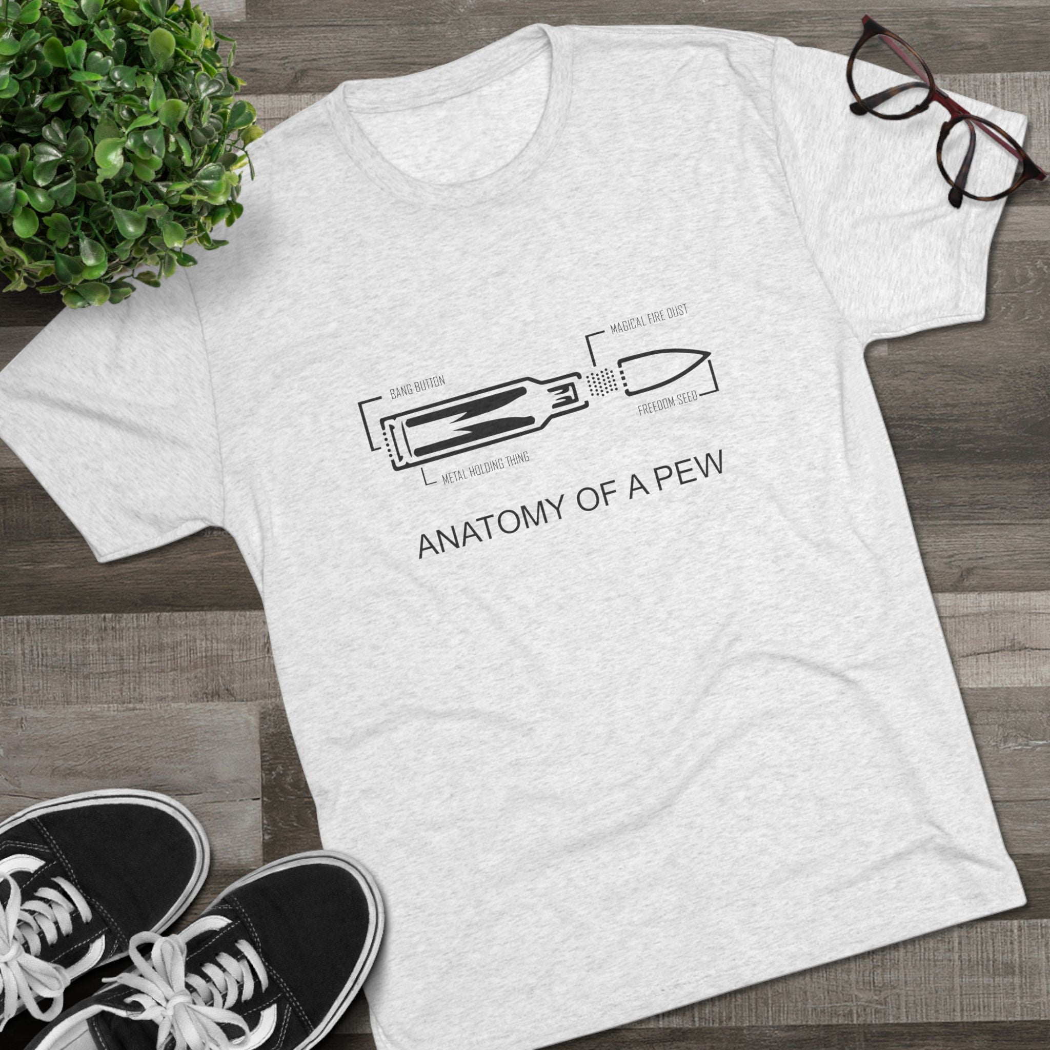 Unisex Tee - Anatomy of Pew Design