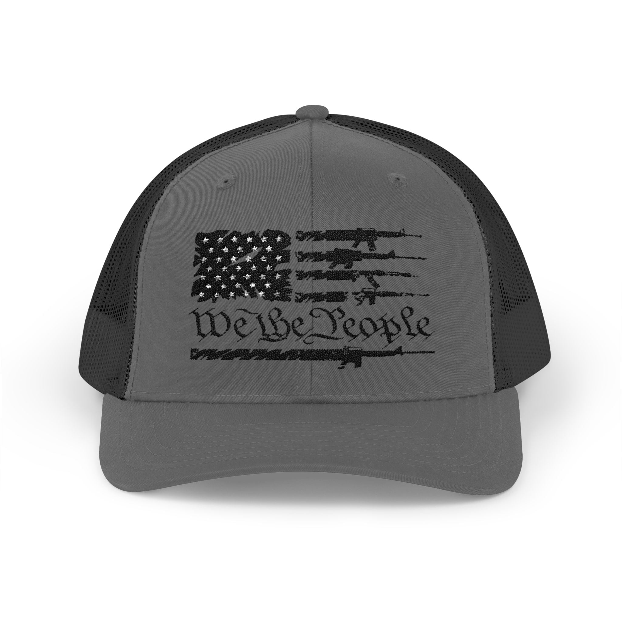 We Be People Snapback Trucker Cap | Patriotic Hat, Casual Cap, American Flag Cap, Perfect for Everyday Wear, Gift for Him/Her