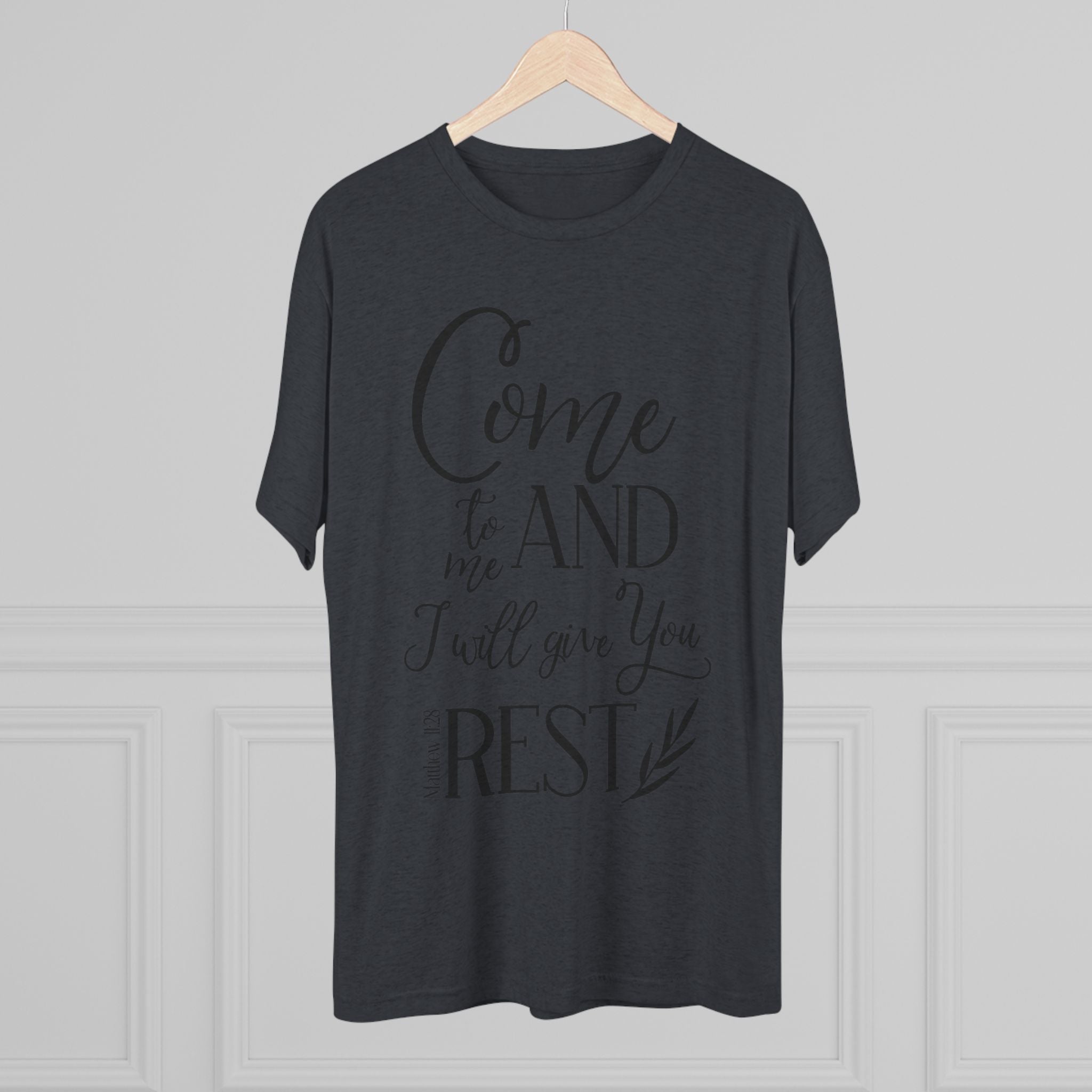 Crew Tee - 'Come to me and I will give you rest' T-Shirt