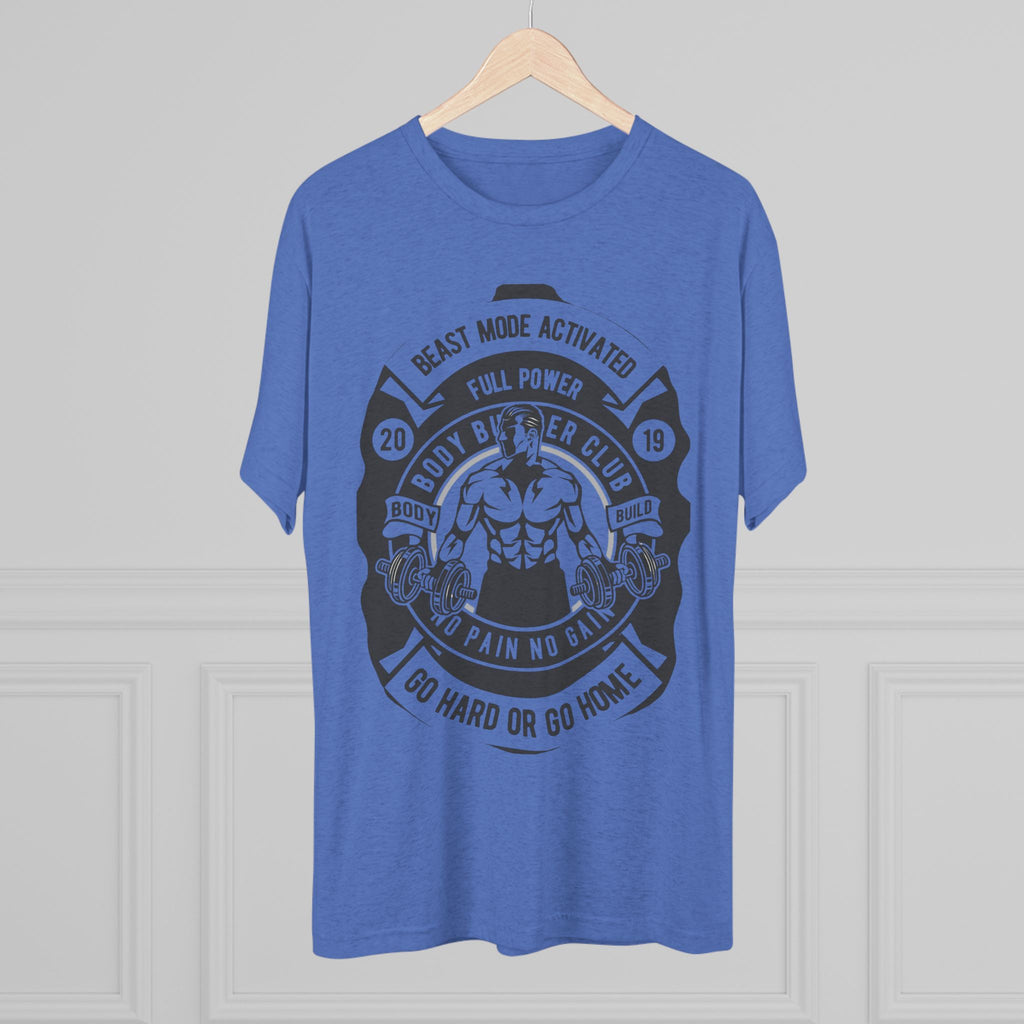 Beast Mode Activated Crew Tee | Gym Shirt, Fitness Apparel, Body Builder Gift, Workout Top, No Pain No Gain Tee