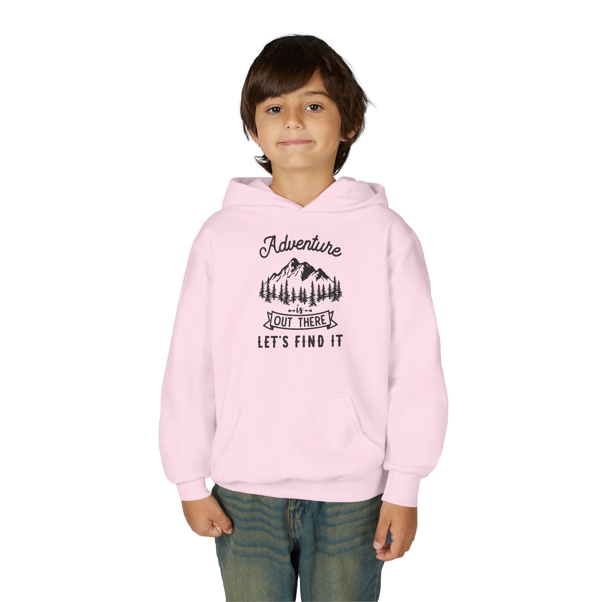 Adventure Awaits Kids Sweatshirt, Youth Outdoor Hoodie, Nature Lover Gift, Camping Sweatshirt, Adventure is Out There Sweatshirt