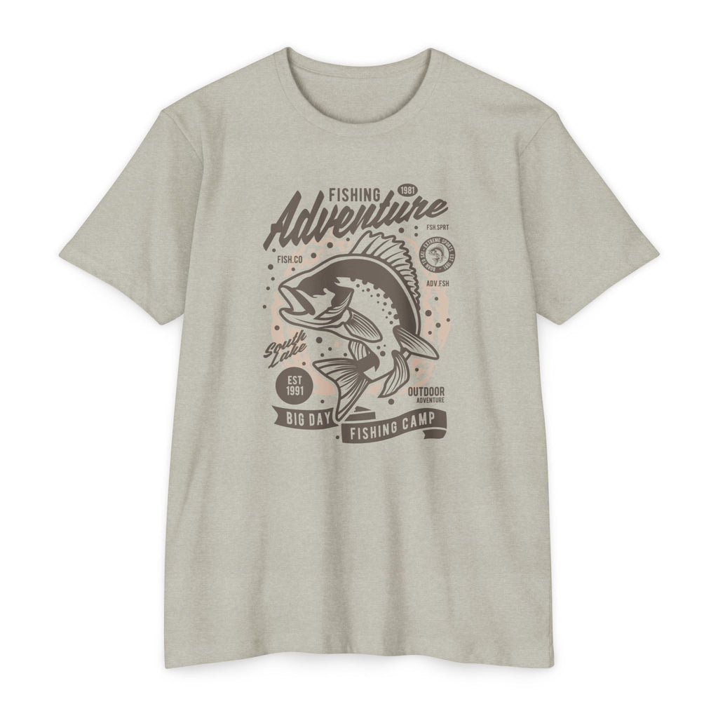 Fishing Adventure T-Shirt | Retro Fishing Tee, Outdoor Enthusiast Shirt, Father's Day Gift, Camp Apparel, Fishing Camp Style