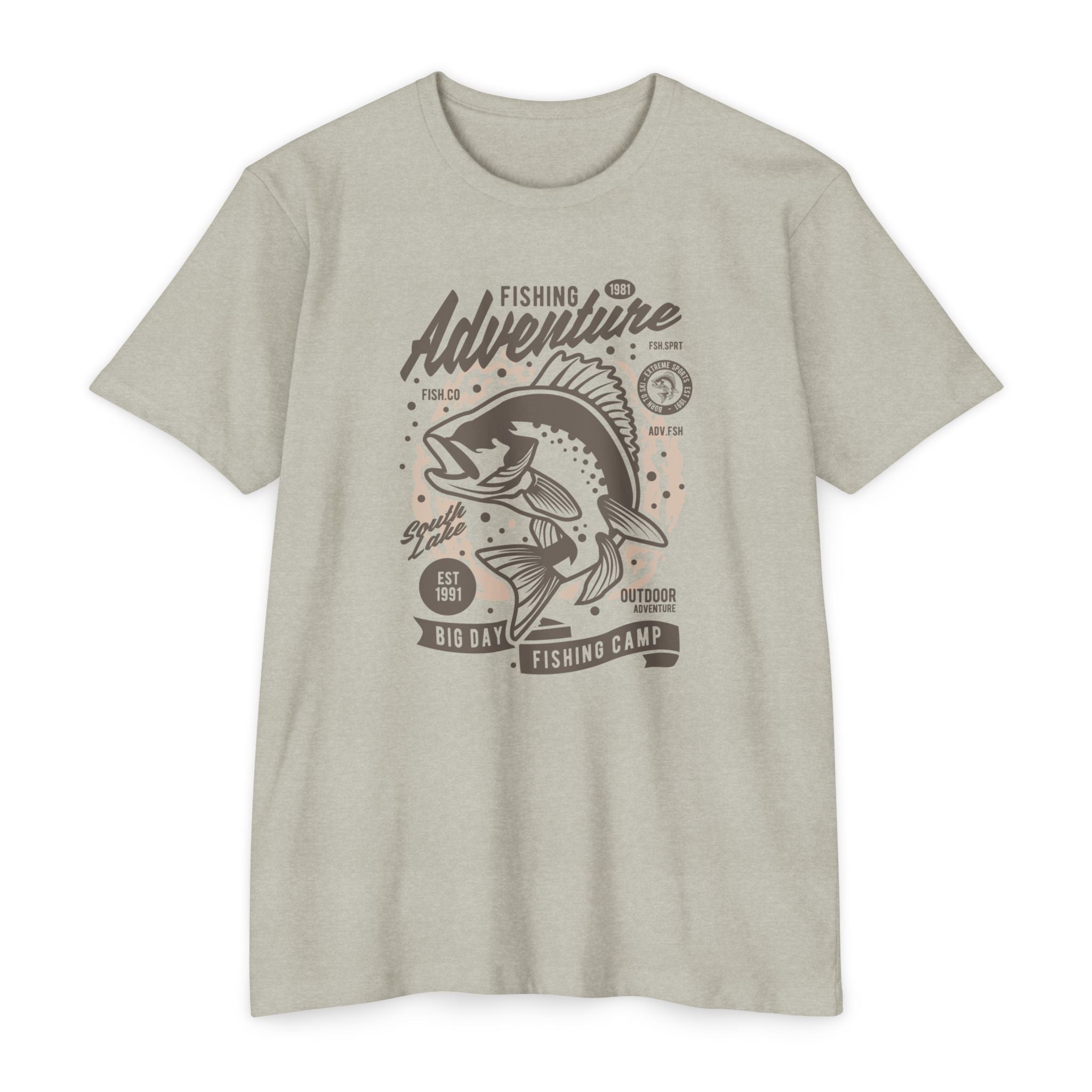 Fishing Adventure T-Shirt | Retro Fishing Tee, Outdoor Enthusiast Shirt, Father's Day Gift, Camp Apparel, Fishing Camp Style