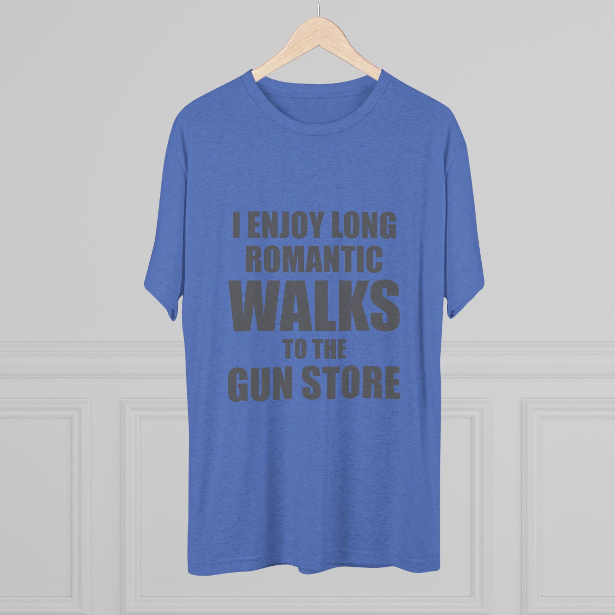 Gun Lover's Tri-Blend Tee - Romantic Walks Design
