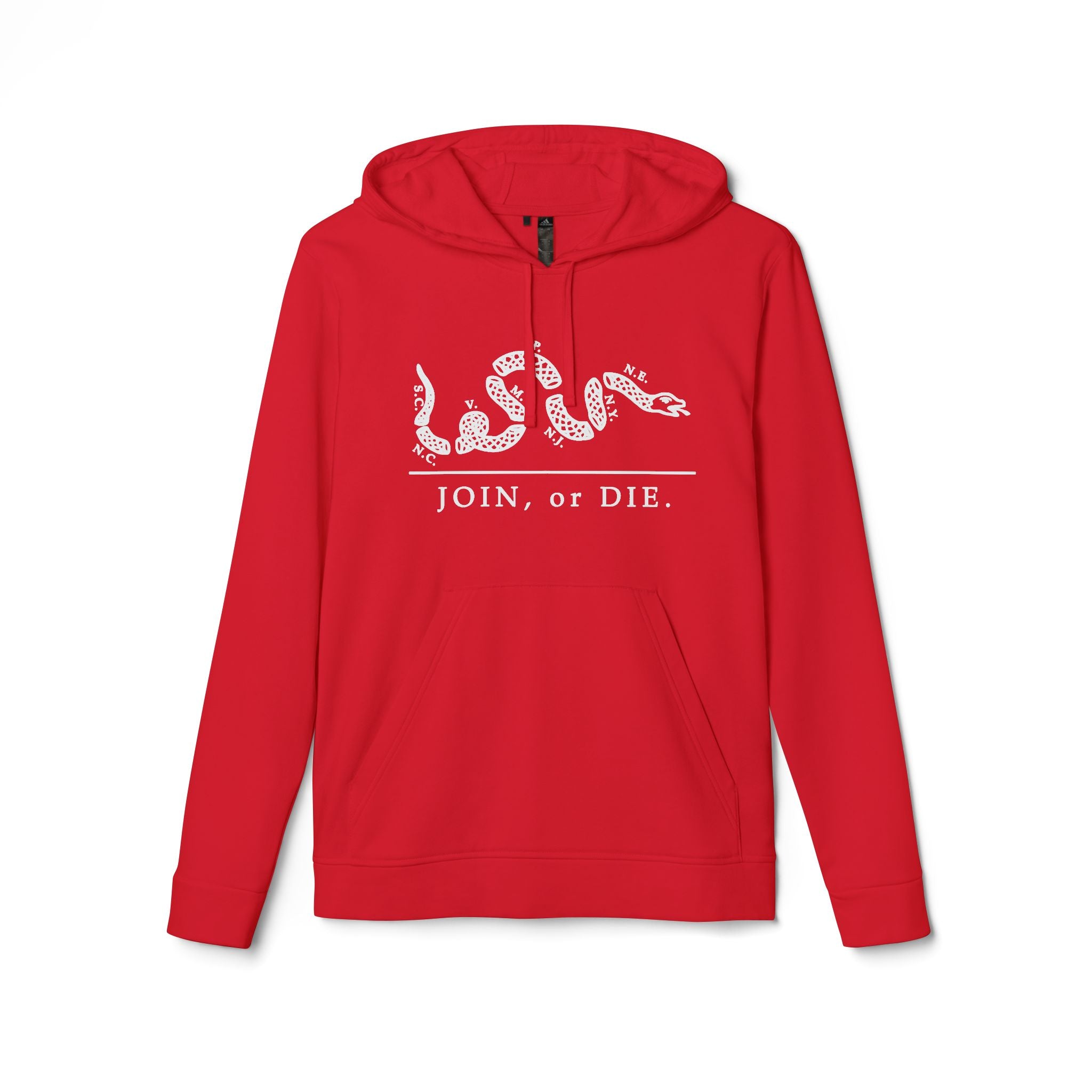 Fleece Hoodie - Bold Lines Design