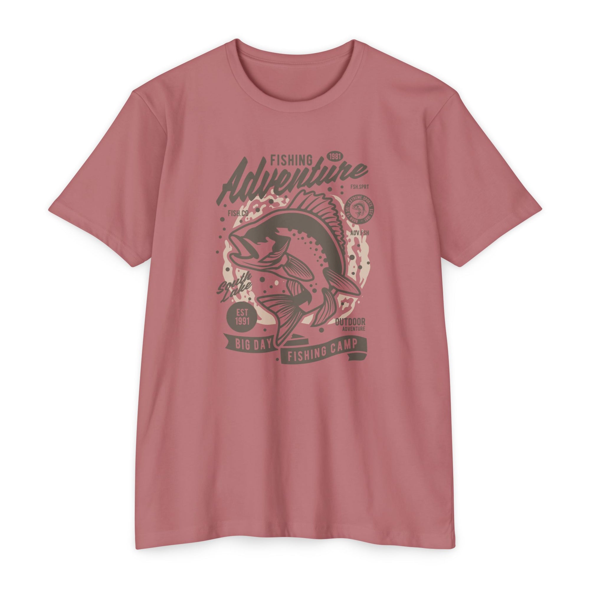 Fishing Adventure T-Shirt | Retro Fishing Tee, Outdoor Enthusiast Shirt, Father's Day Gift, Camp Apparel, Fishing Camp Style