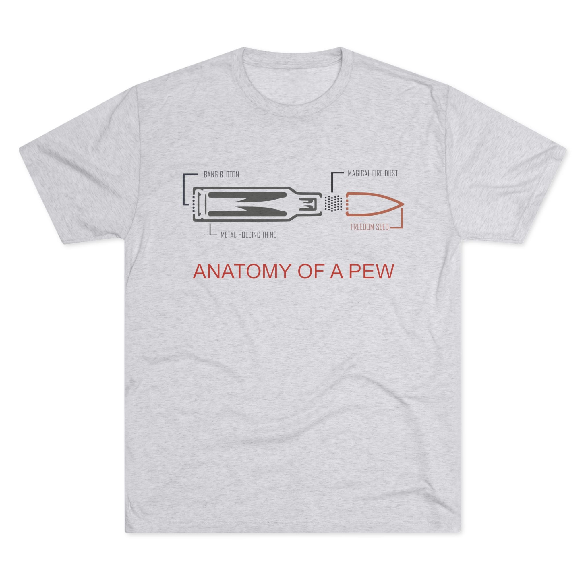 Unisex Tee - Anatomy of Pew Design