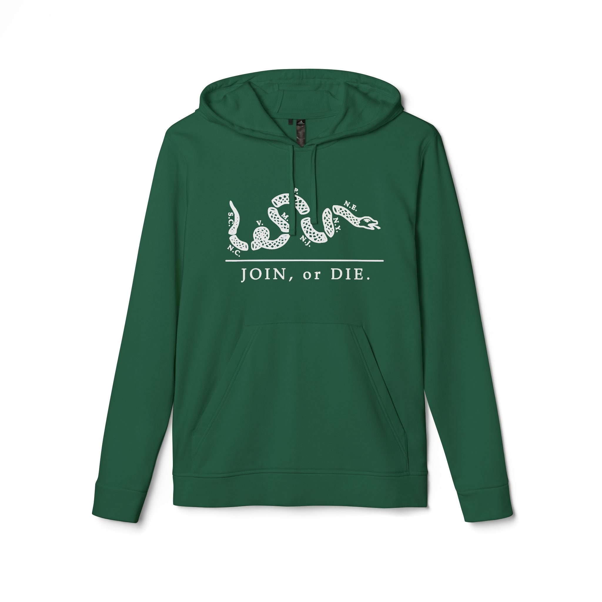 Fleece Hoodie - Bold Lines Design
