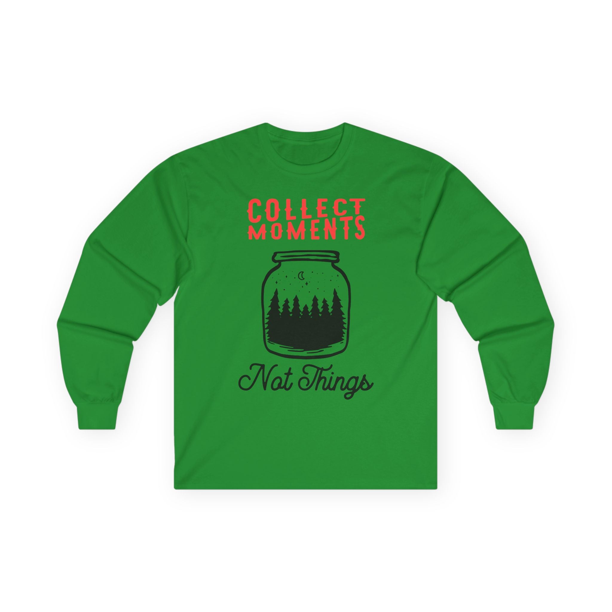 Collect Moments Long Sleeve Tee, Nature Lover Shirt, Gift for Travelers, Vintage Aesthetic, Cozy Everyday Wear