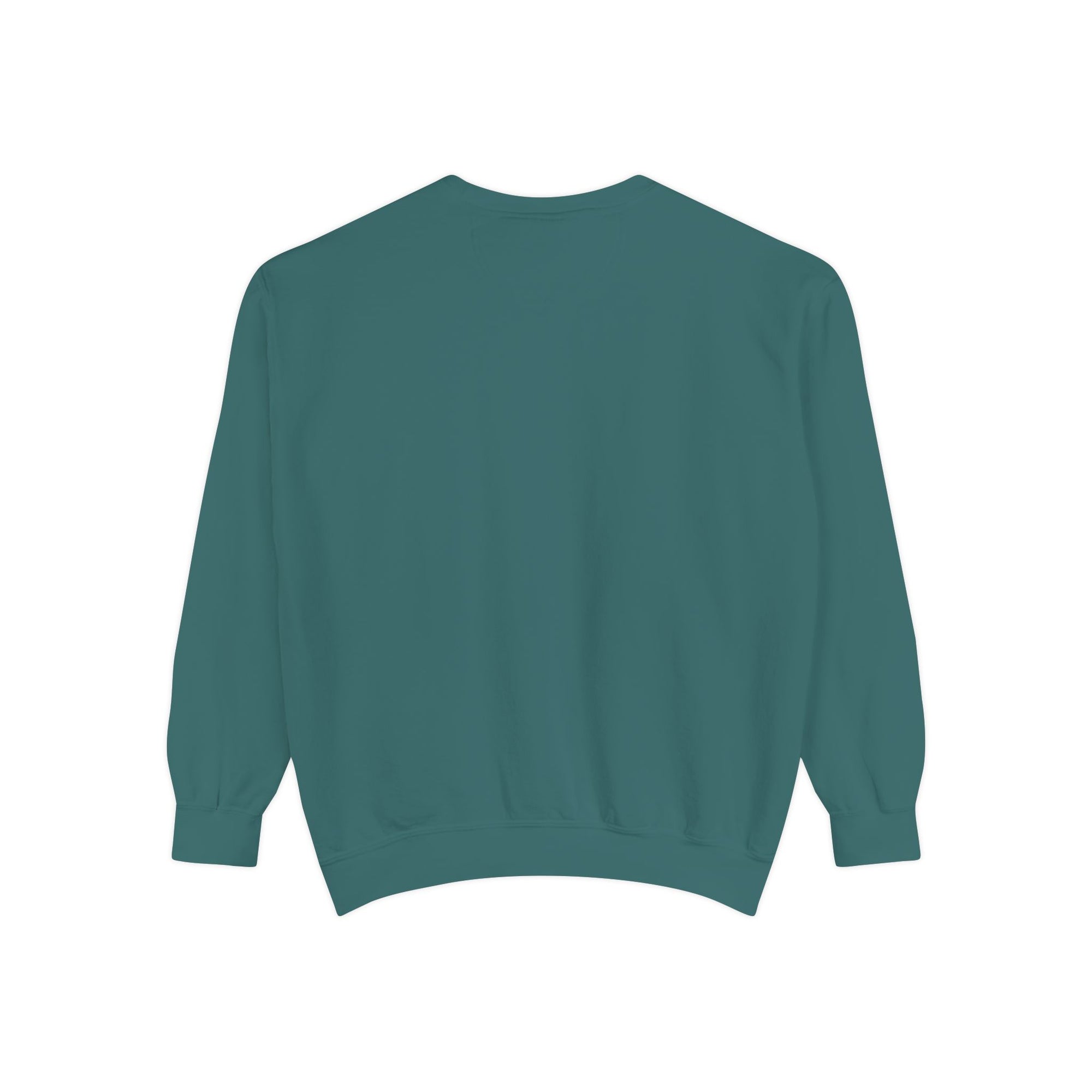 Halloween-Themed Garment-Dyed Unisex Sweatshirt, Cozy Fall Fashion, Cute Pet Designs, Perfect for Halloween Parties, Gift Idea