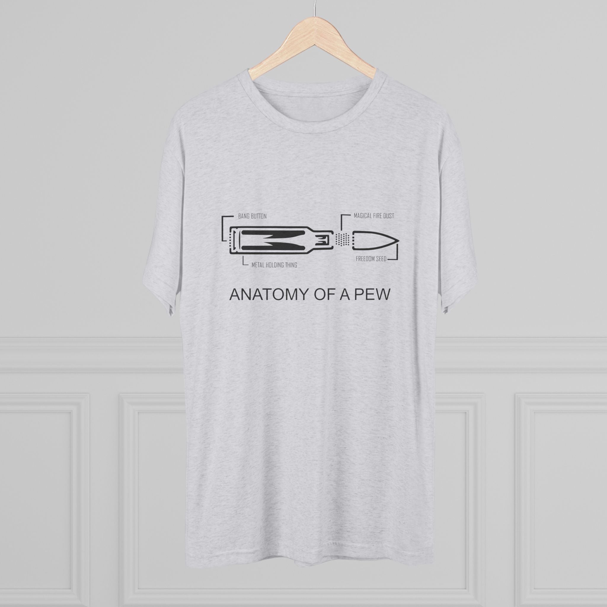 Unisex Tee - Anatomy of Pew Design