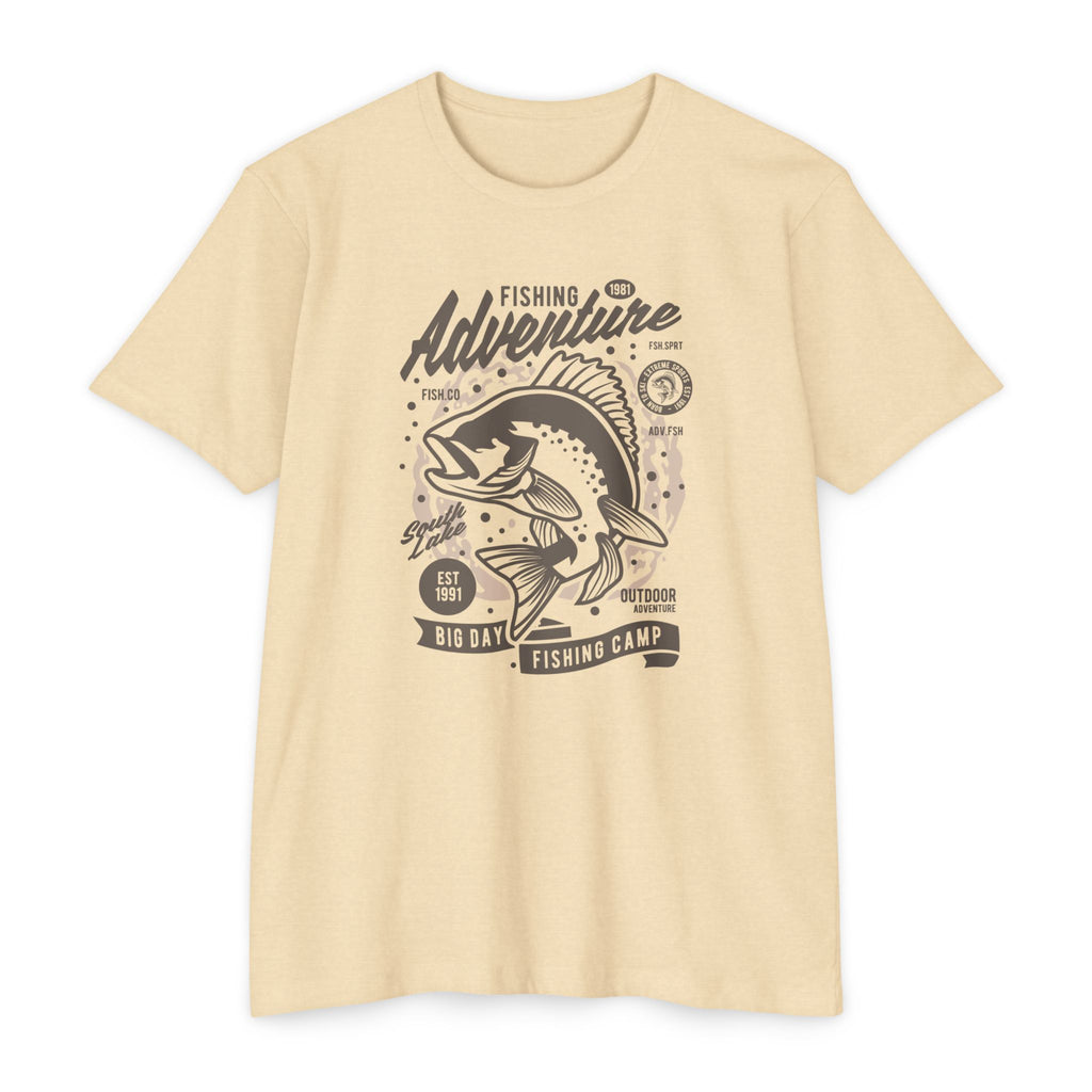 Fishing Adventure T-Shirt | Retro Fishing Tee, Outdoor Enthusiast Shirt, Father's Day Gift, Camp Apparel, Fishing Camp Style