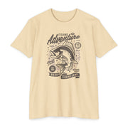 Fishing Adventure T-Shirt | Retro Fishing Tee, Outdoor Enthusiast Shirt, Father's Day Gift, Camp Apparel, Fishing Camp Style