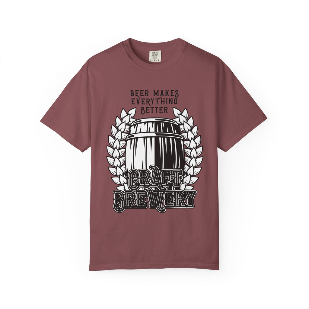 Craft Brewery T-Shirt, Beer Lover Gift, Unisex Graphic Tee, Beer Enthusiast Apparel, Homebrew Gifts, Fun Drinking Shirt