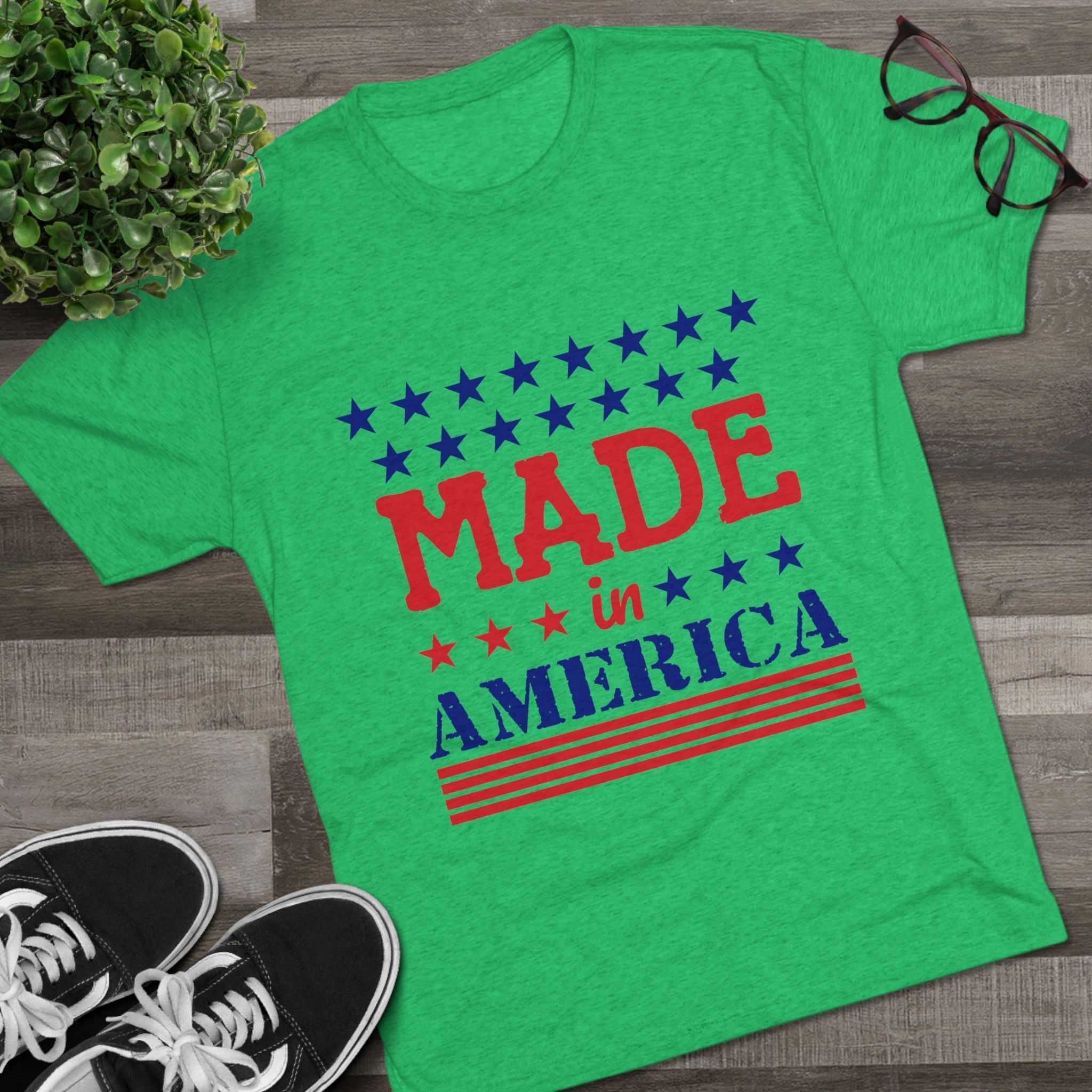 American Made Unisex Tri-Blend Tee