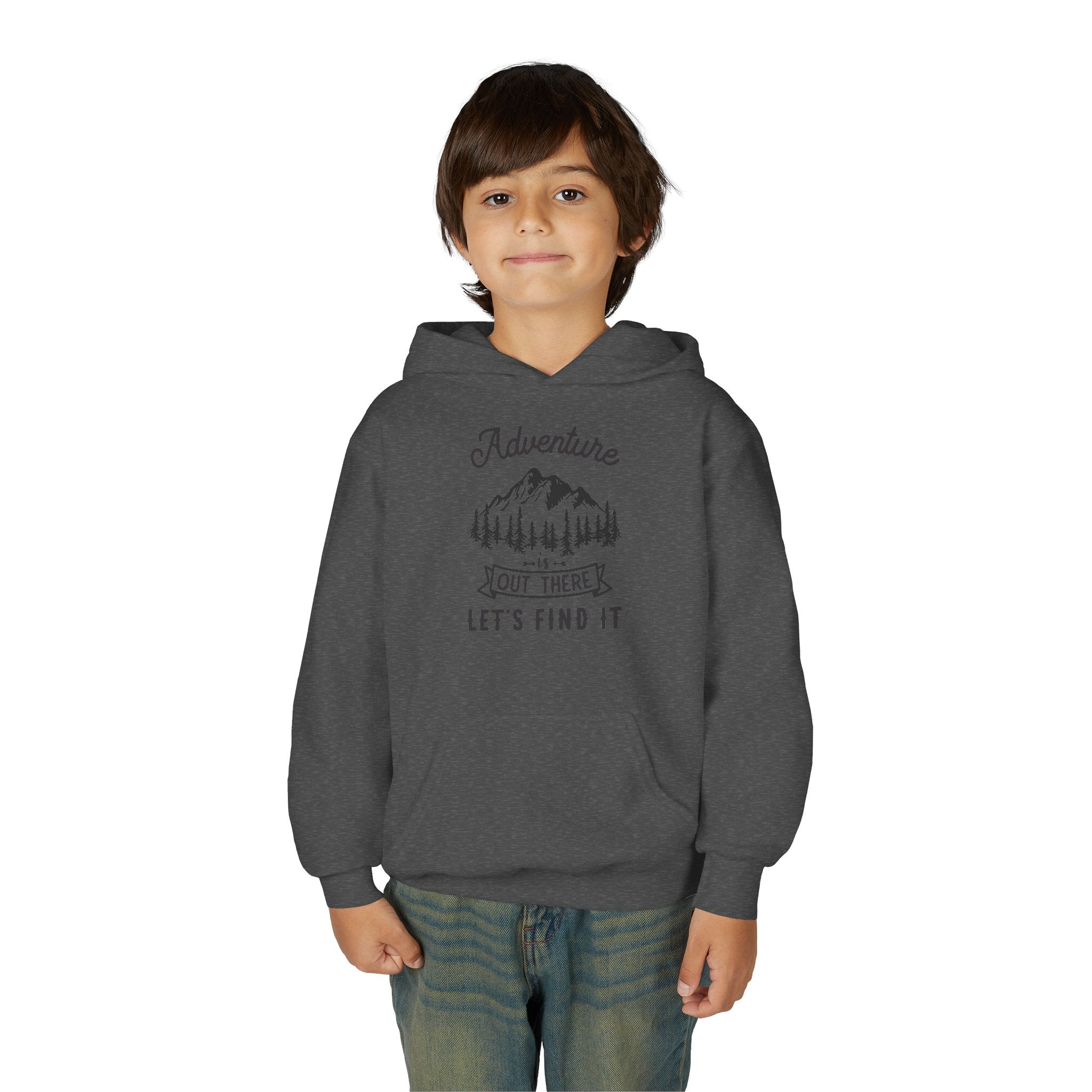 Adventure Awaits Kids Sweatshirt, Youth Outdoor Hoodie, Nature Lover Gift, Camping Sweatshirt, Adventure is Out There Sweatshirt