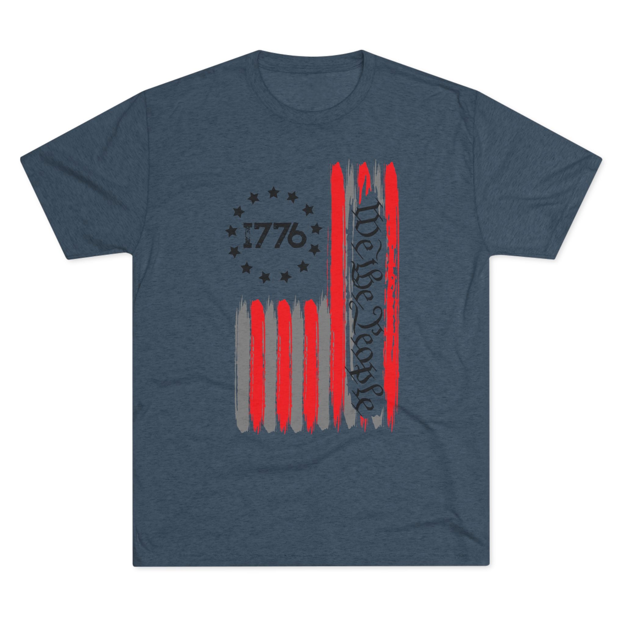 Patriotic Unisex Crew Tee - 1776 Heritage Shirt, USA Pride Apparel, Independence Day Gift, American Flag Top, Casual Summer Tee