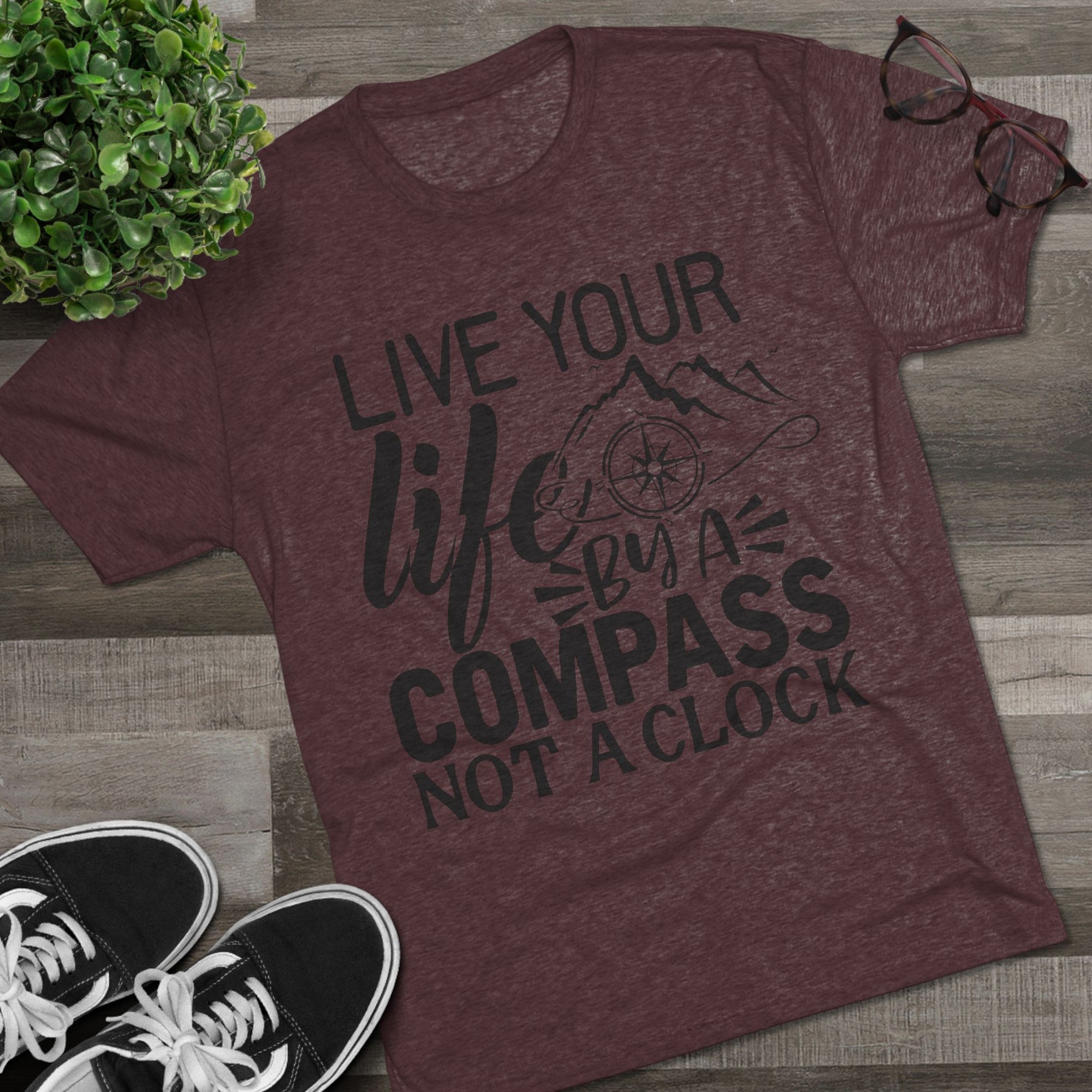Adventures Await Tri-Blend Tee | Wanderlust Shirt, Travel Gift, Nature Lover Tee, Outdoor Adventure Shirt, Inspirational T-Shirt