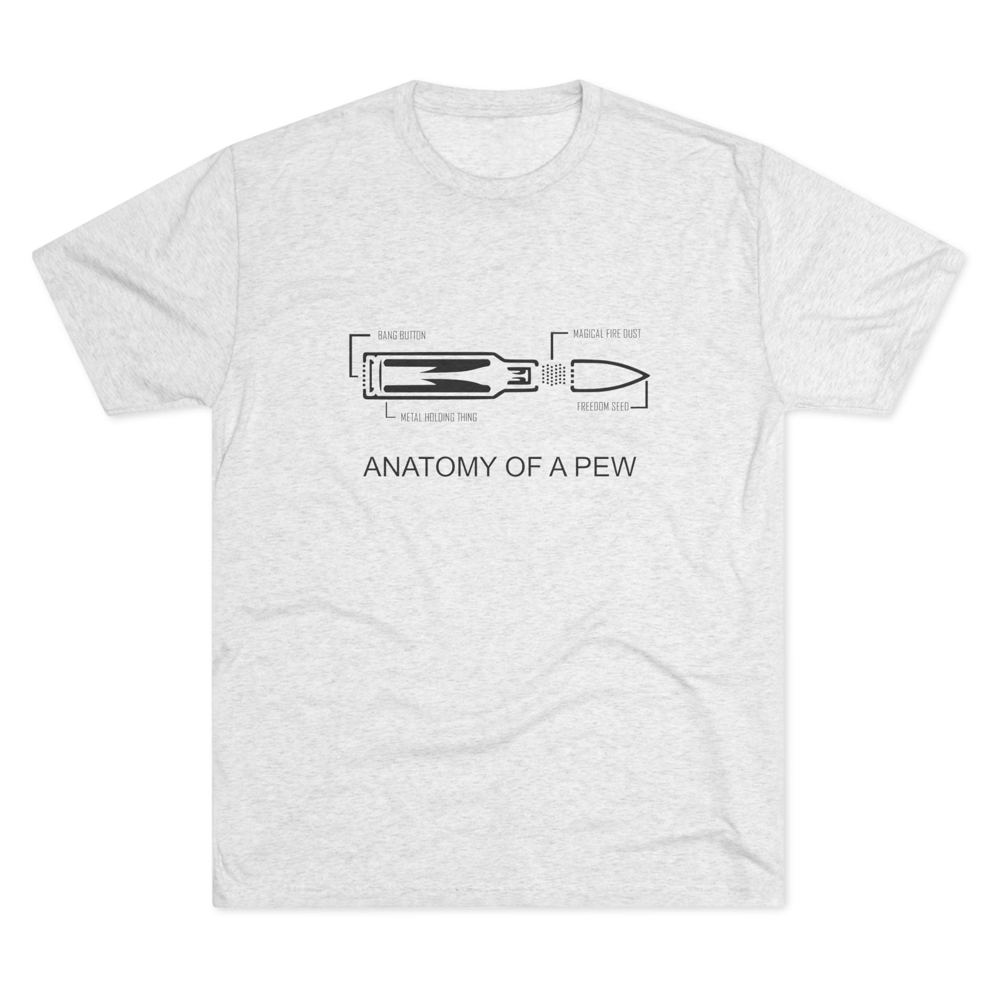 Unisex Tee - Anatomy of Pew Design