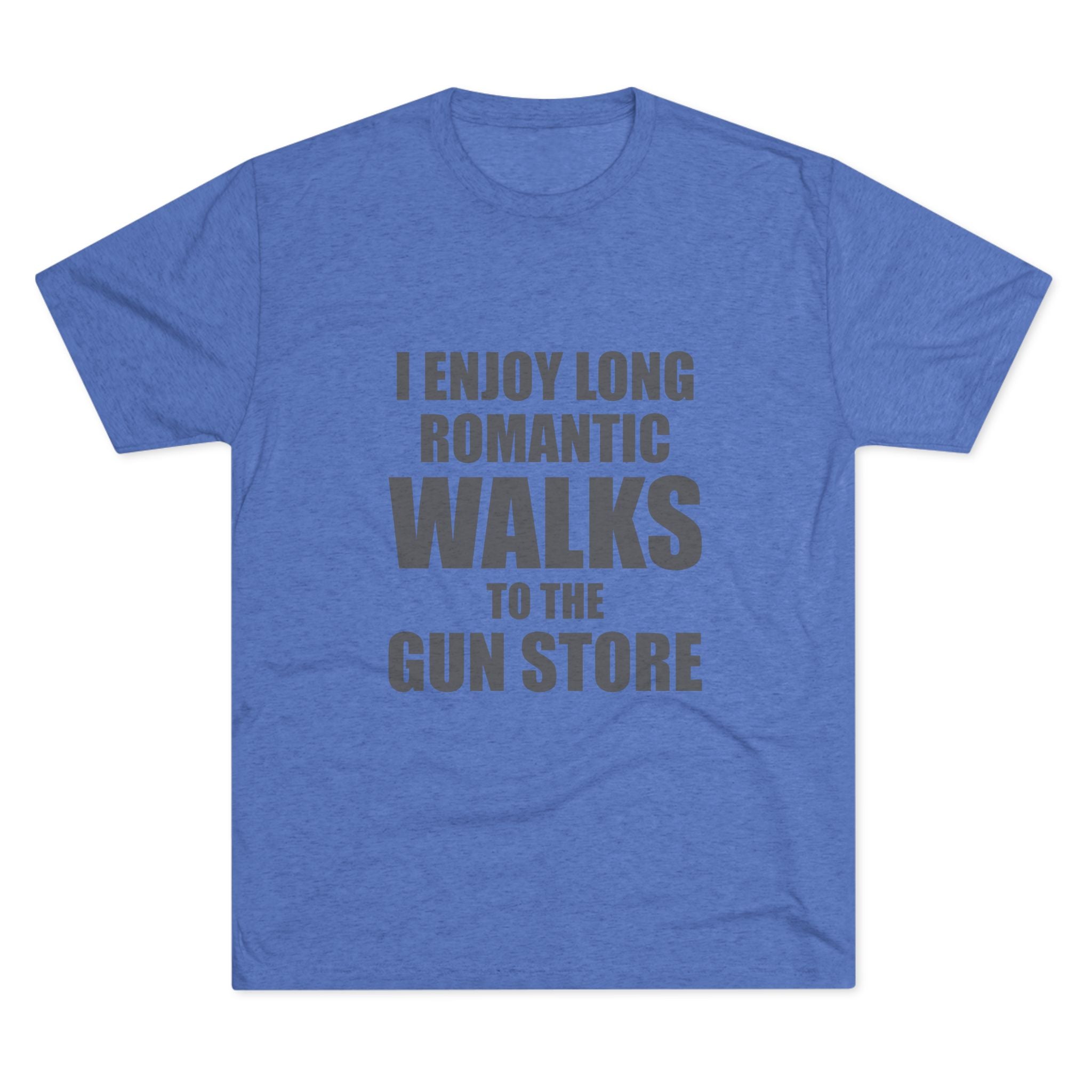 Gun Lover's Tri-Blend Tee - Romantic Walks Design
