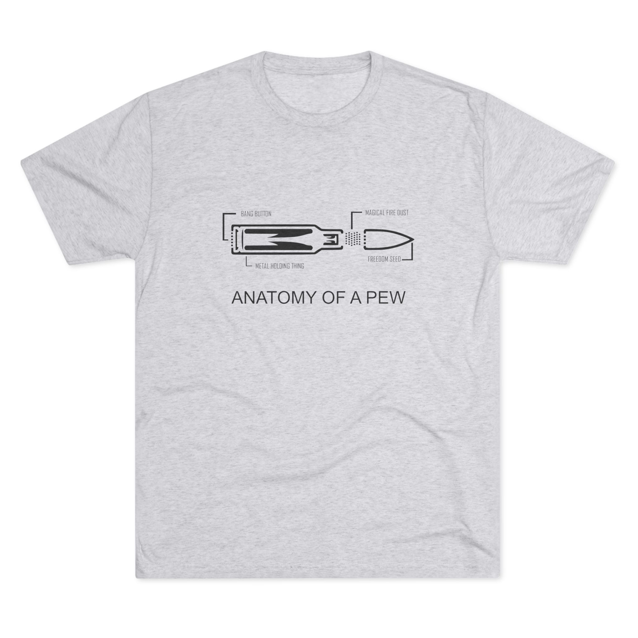 Unisex Tee - Anatomy of Pew Design