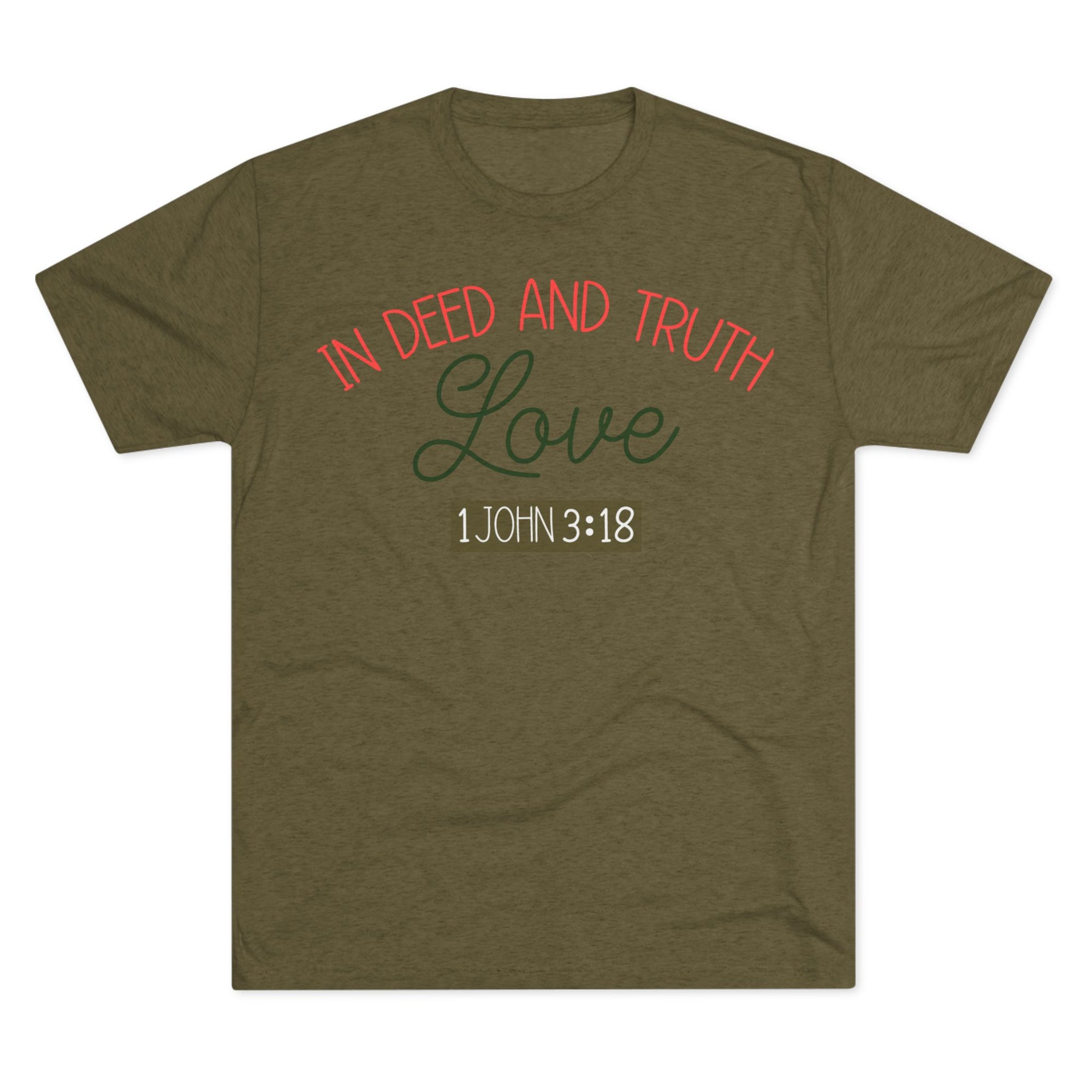 Scripture Inspired Crew Tee, Faith Shirt, Christian T-Shirt, Unisex Love Tee, Casual Outfit, Gift for Believers, Bible Verse Top