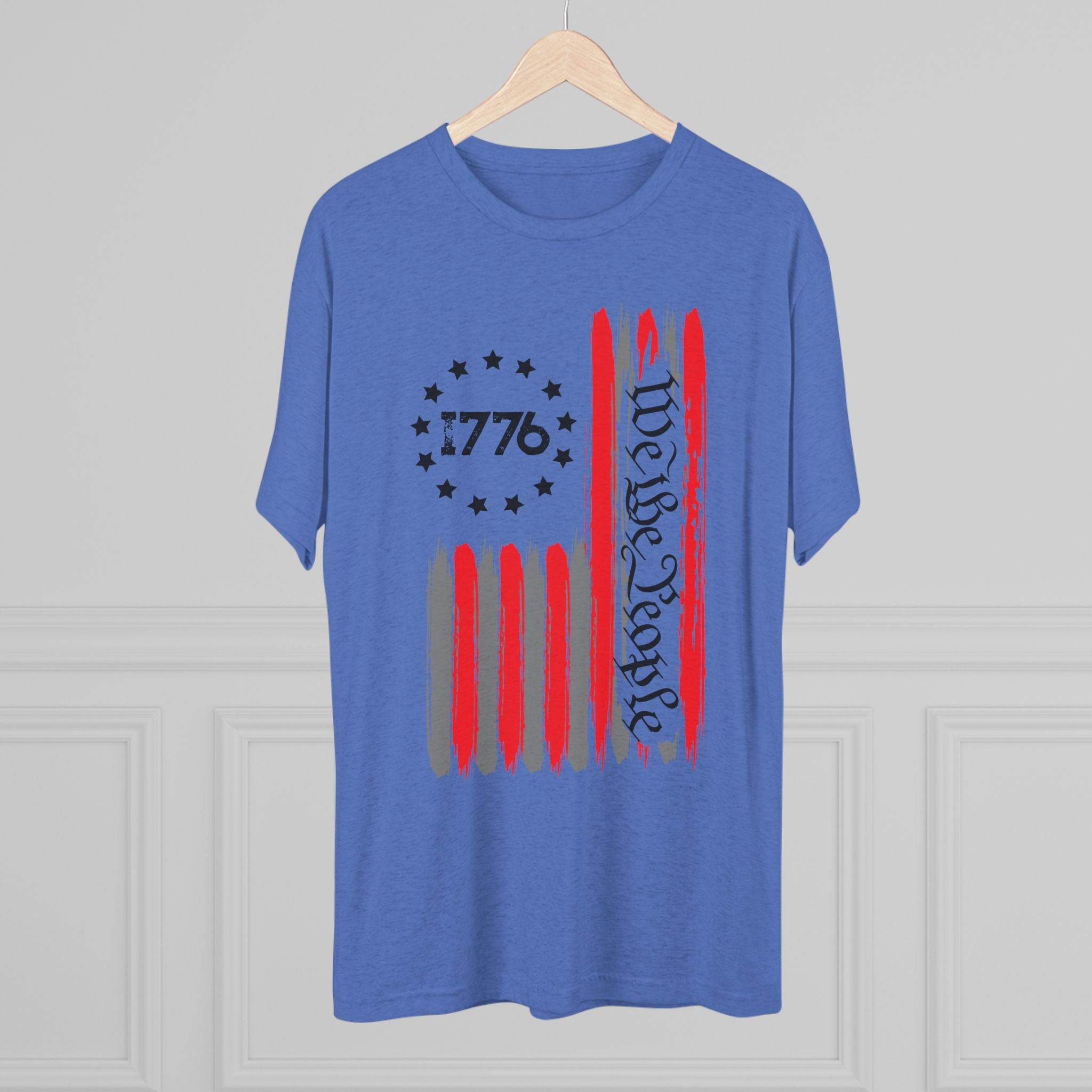 Patriotic Unisex Crew Tee - 1776 Heritage Shirt, USA Pride Apparel, Independence Day Gift, American Flag Top, Casual Summer Tee