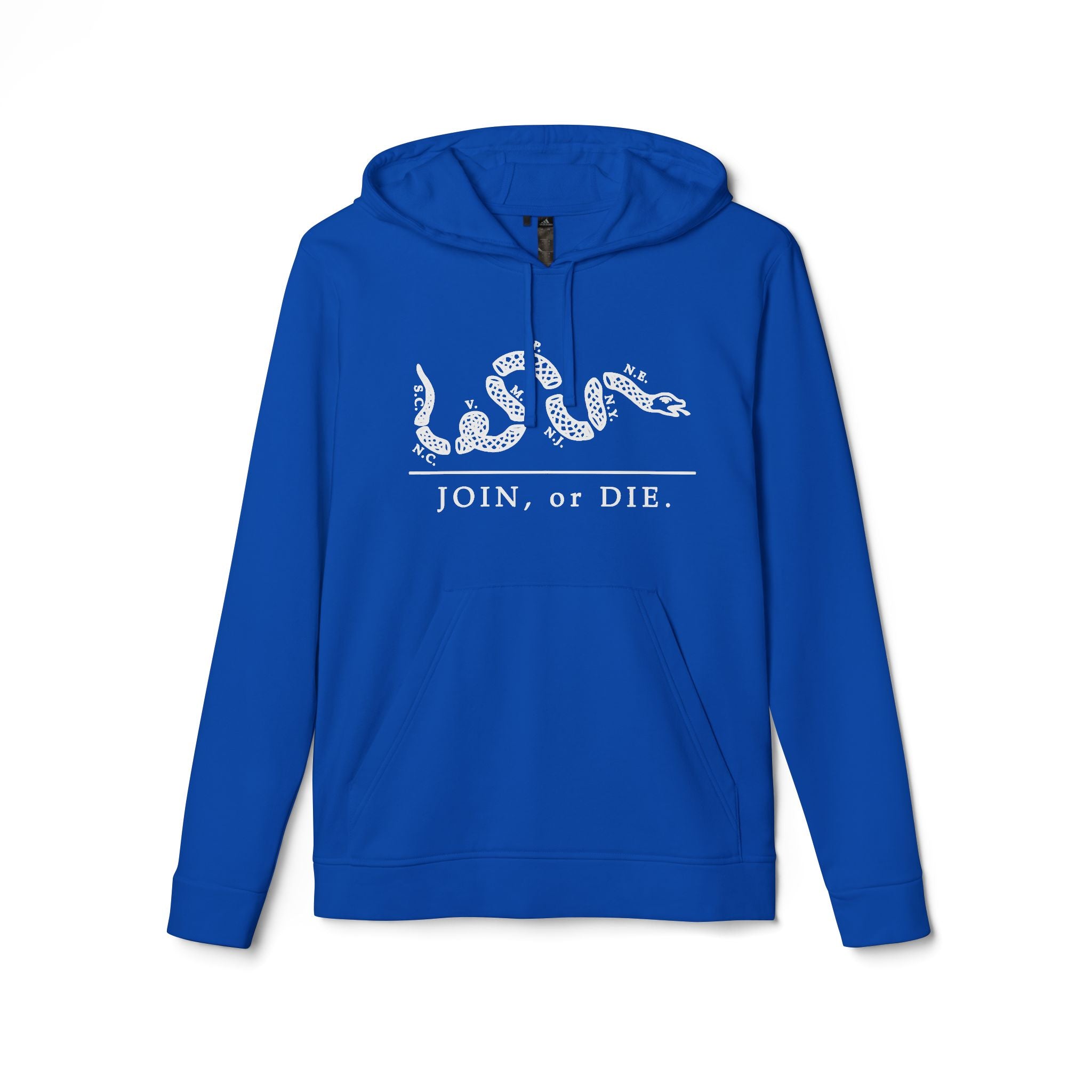 Fleece Hoodie - Bold Lines Design