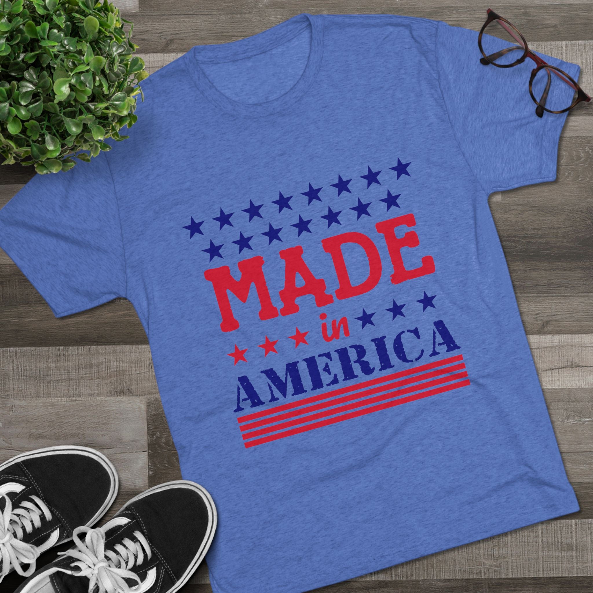 American Made Unisex Tri-Blend Tee