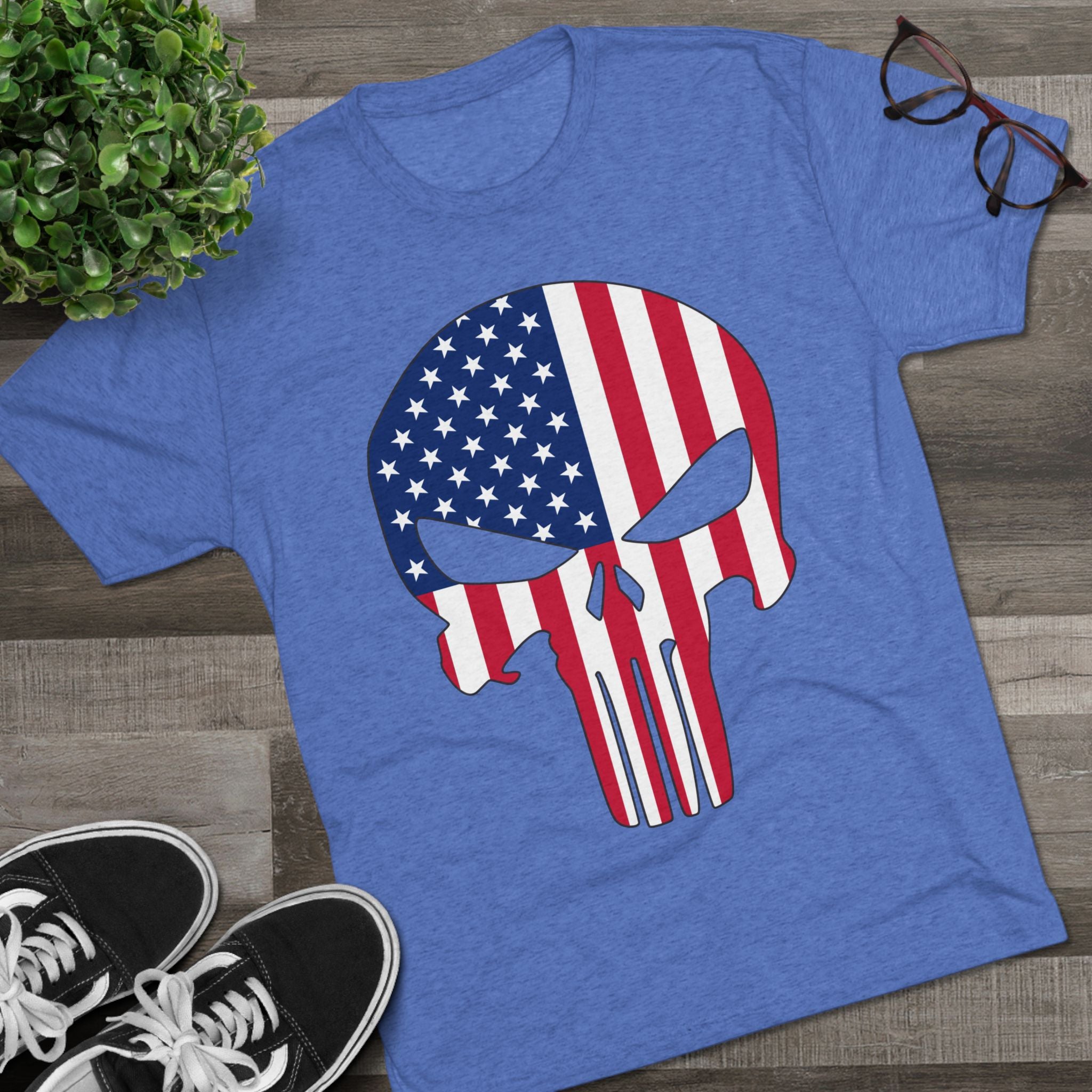 American Flag Punisher Tee